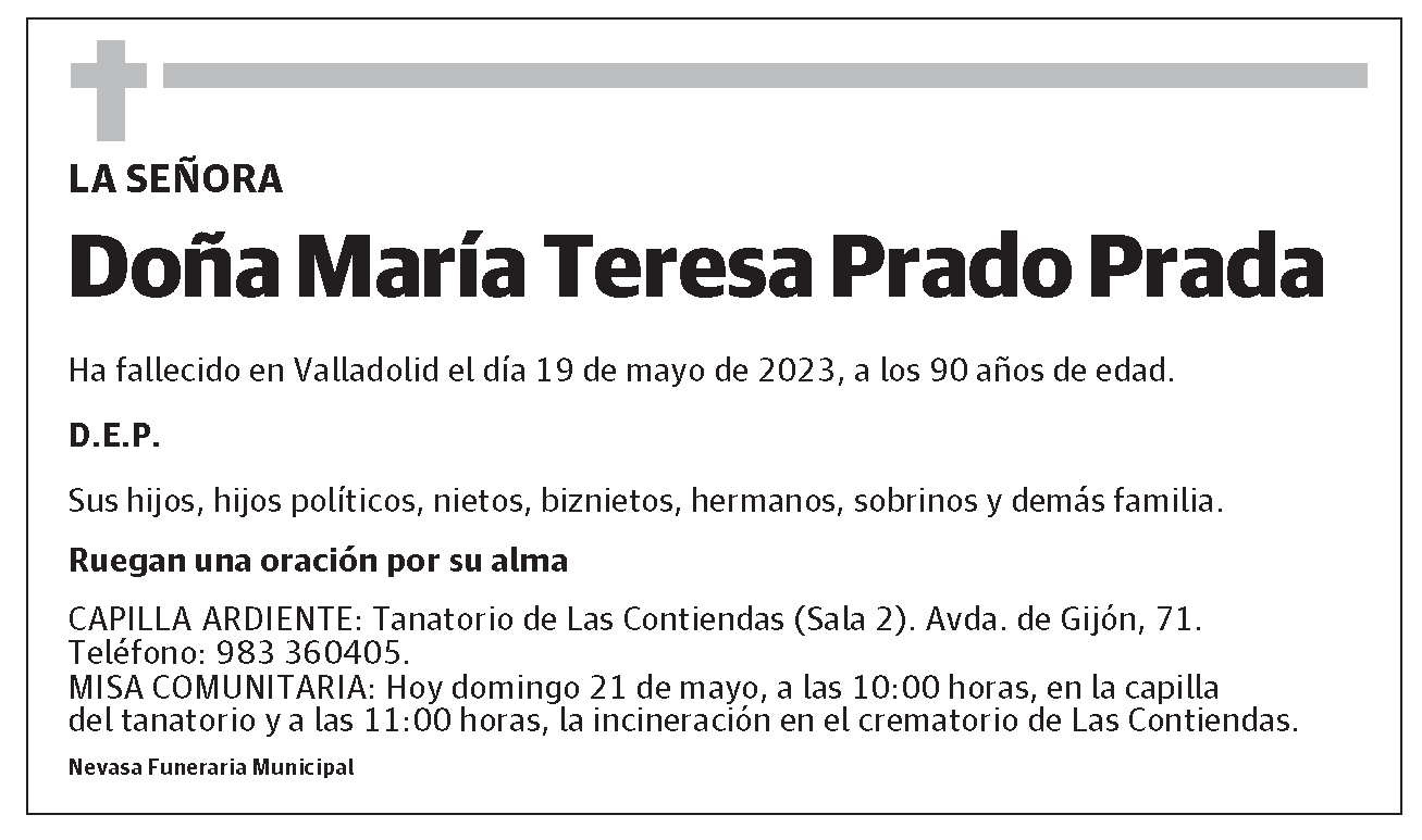 María Teresa Prado Prada