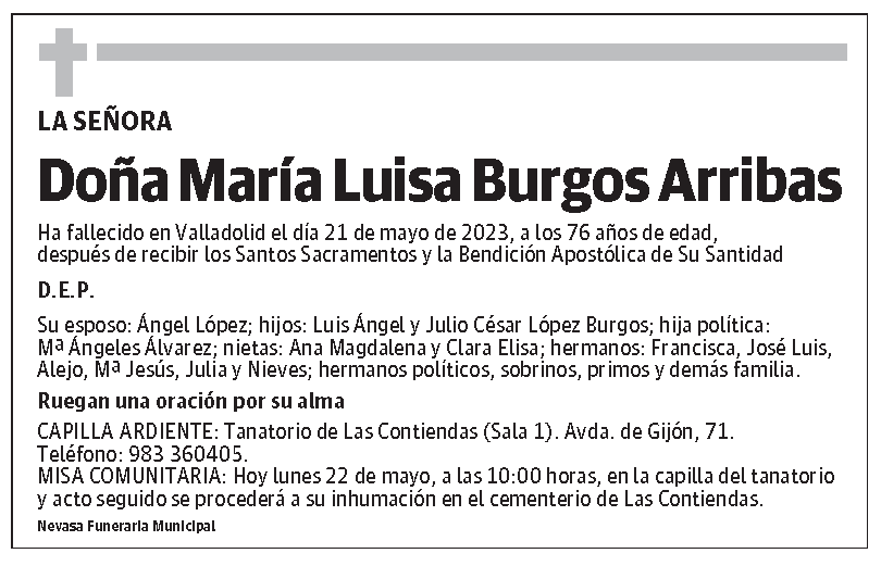 María Luisa Burgos Arribas