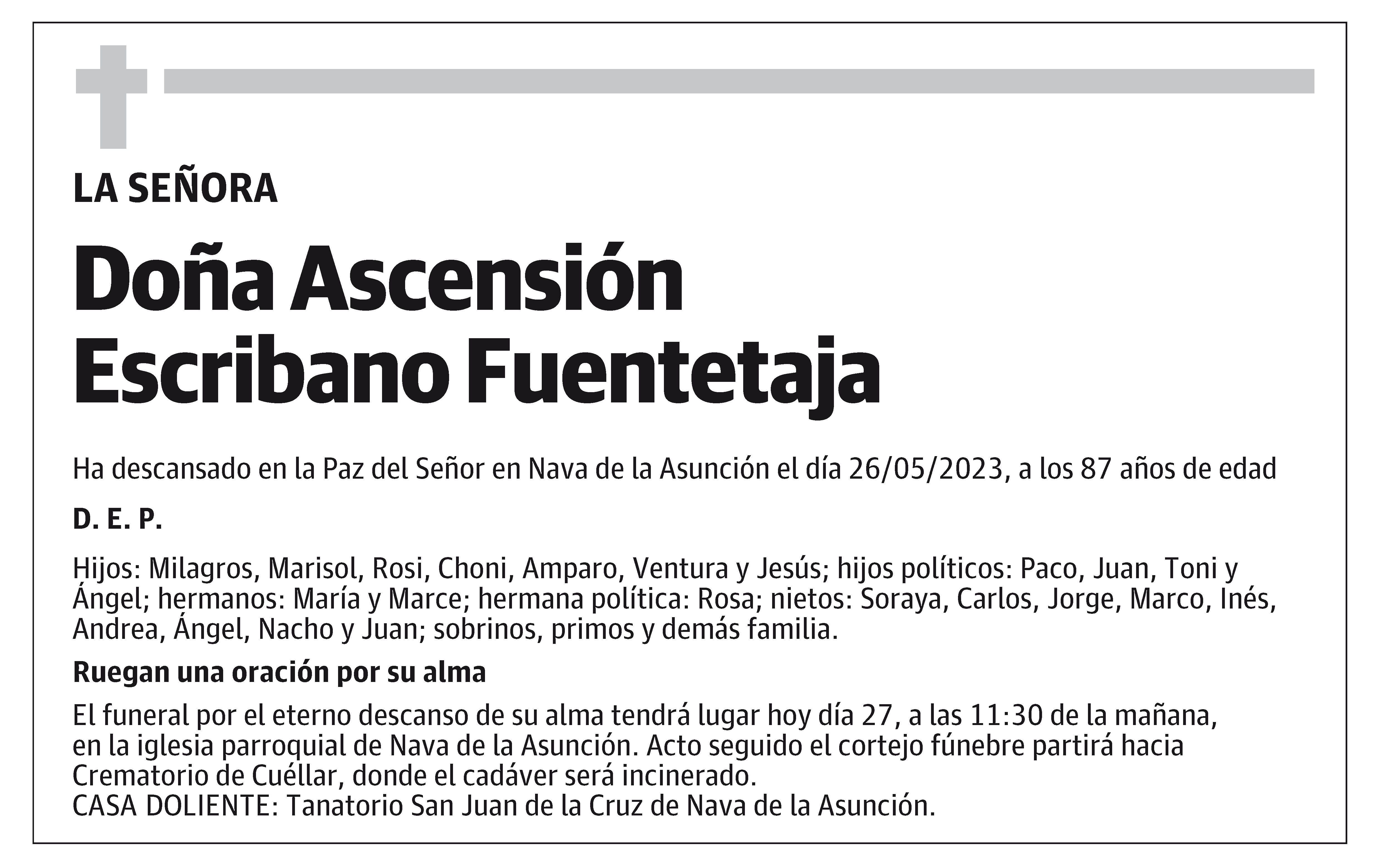 Ascensión Escribano Fuentetaja