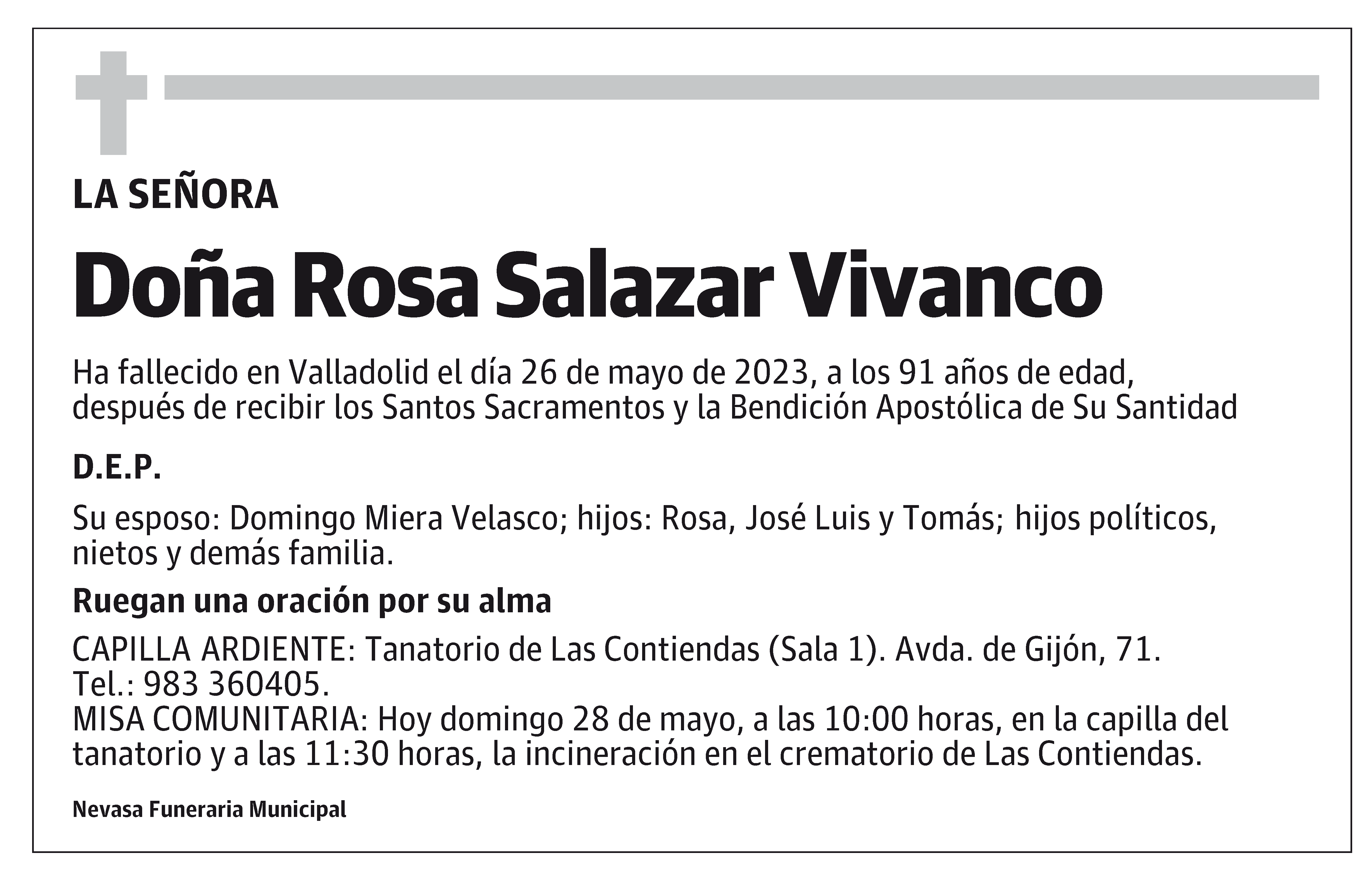 Rosa Salazar Vivanco
