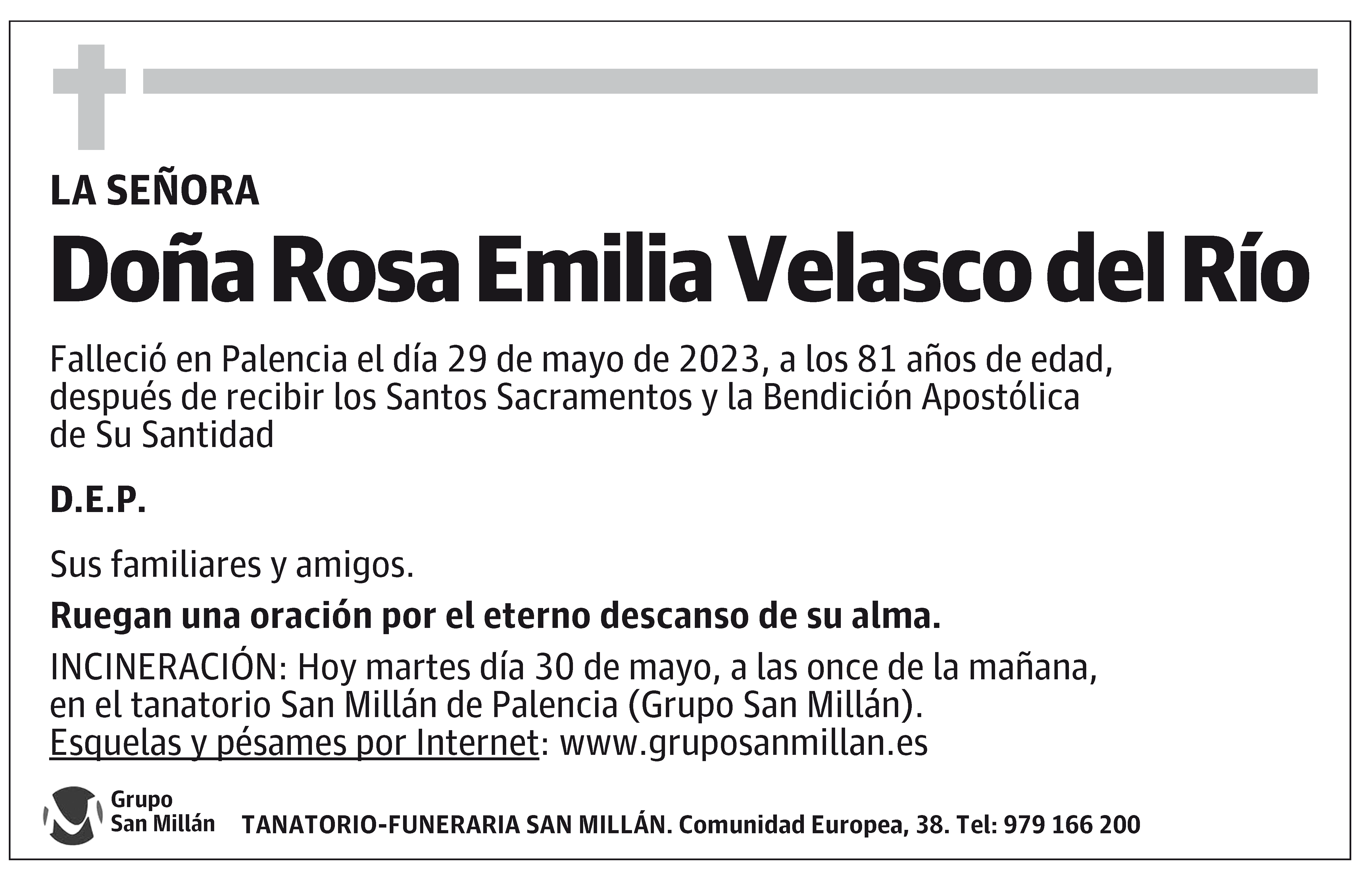 Rosa Emilia Velasco del Río
