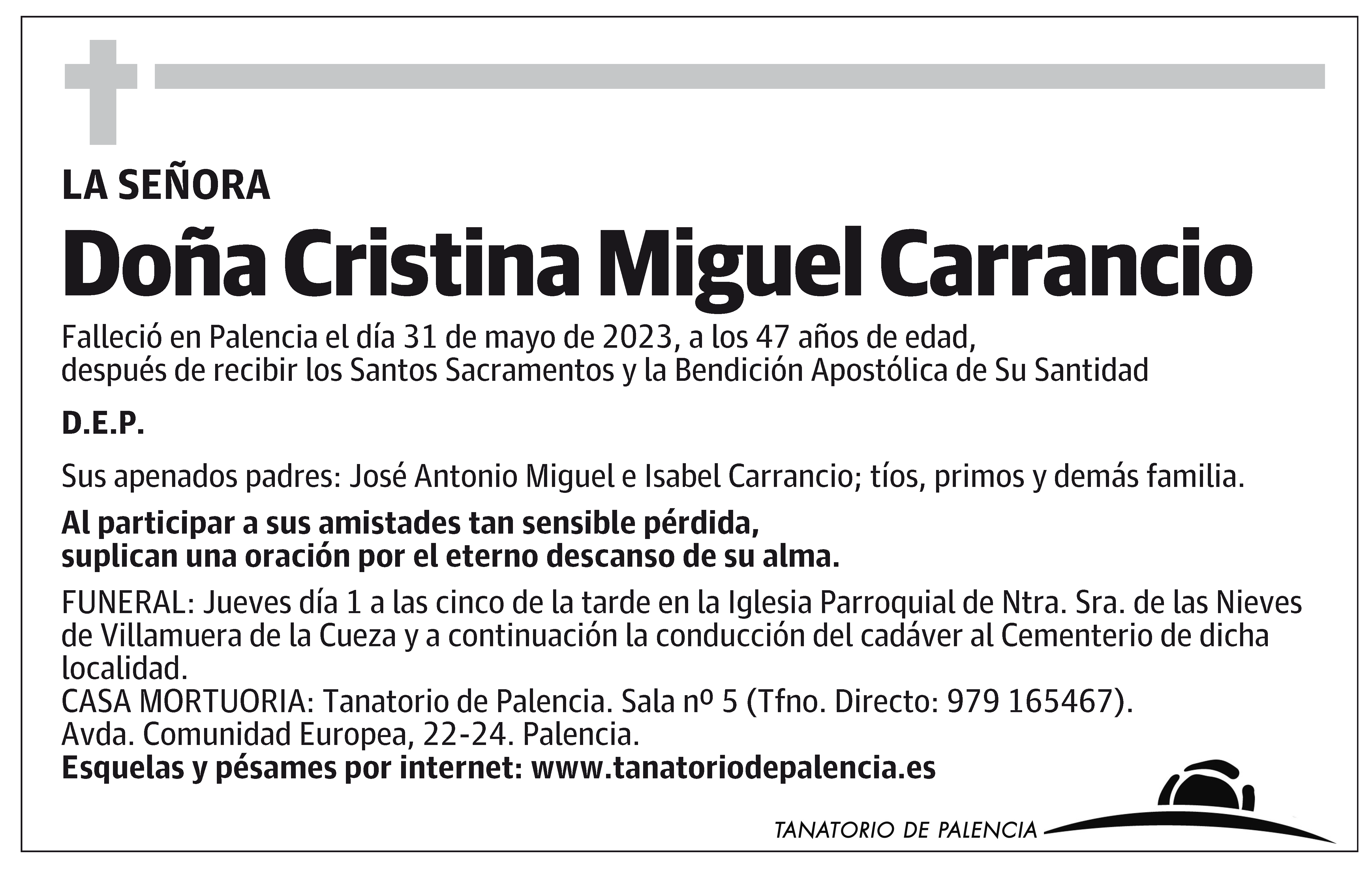 Cristina Miguel Carrancio