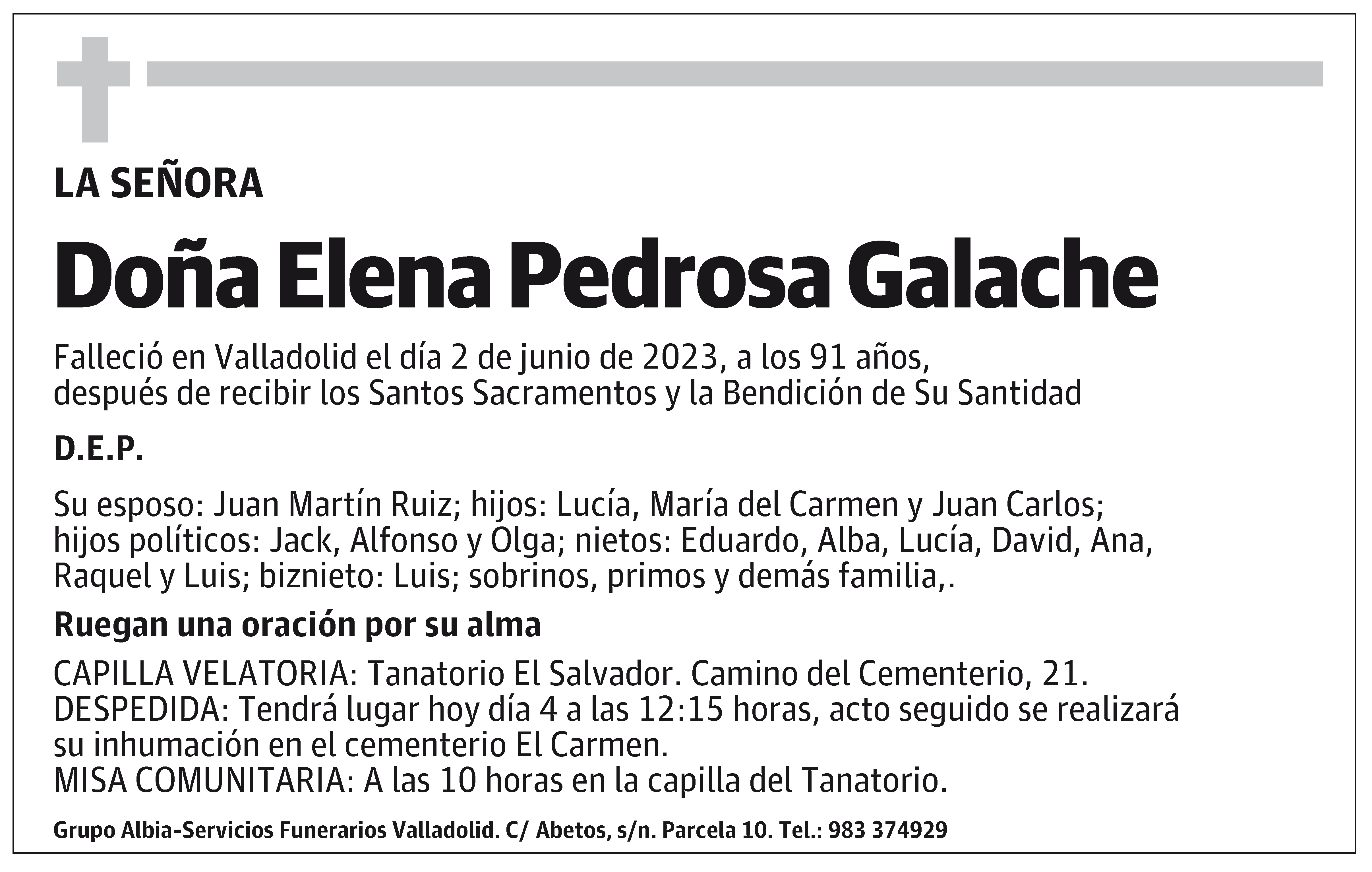 Elena Pedrosa Galache