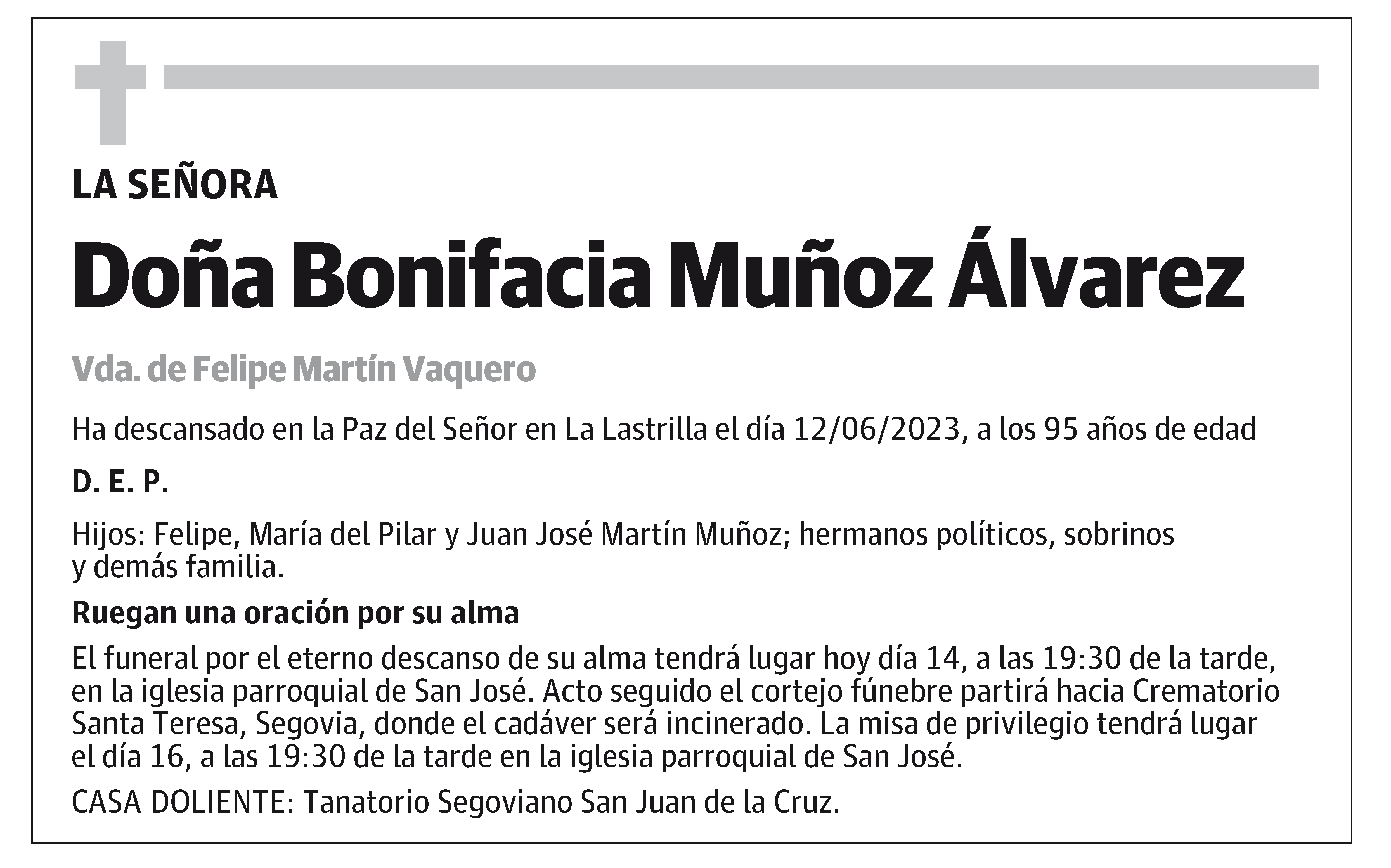 Bonifacia Muñoz Álvarez