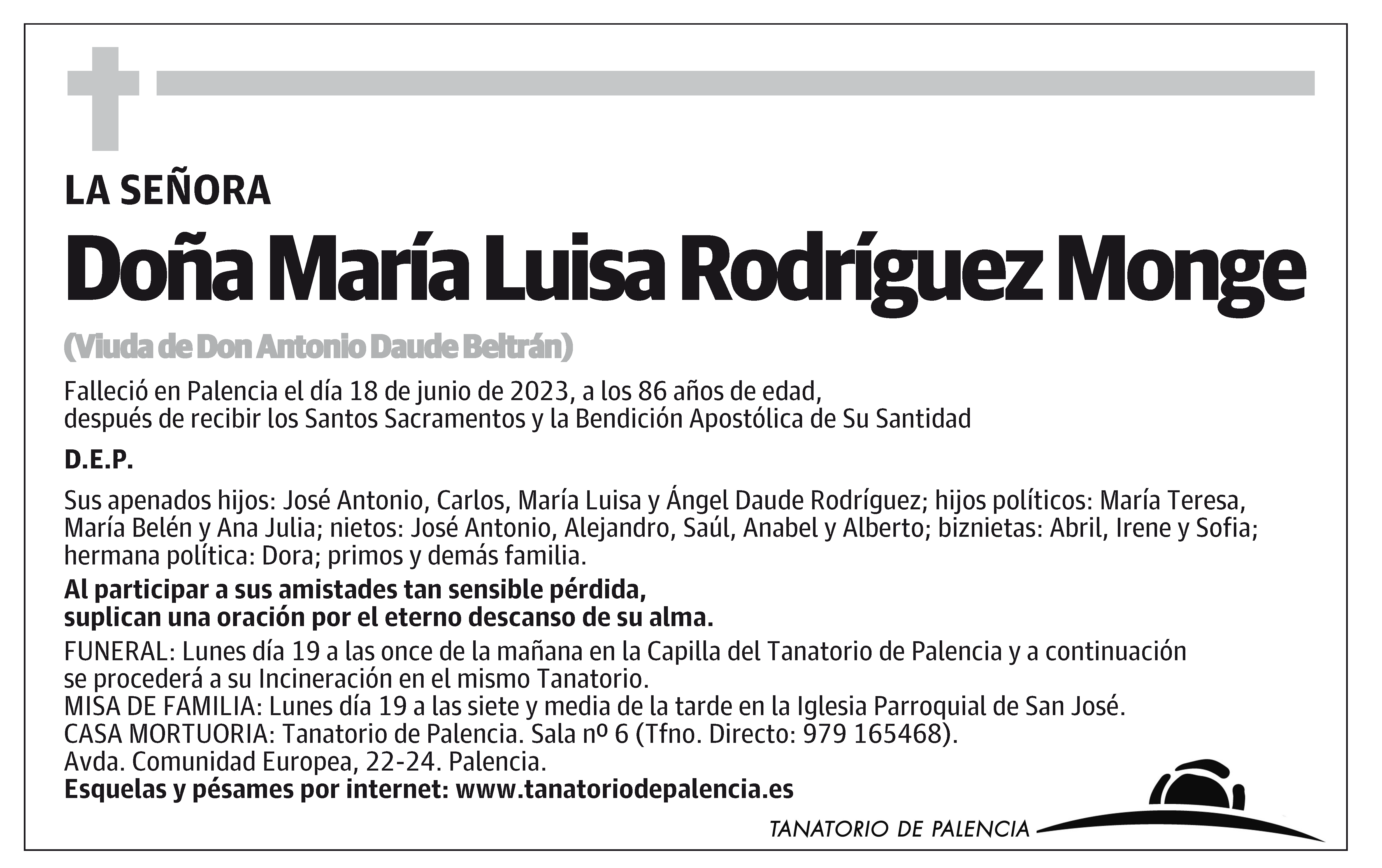 María Luisa Rodríguez Monge