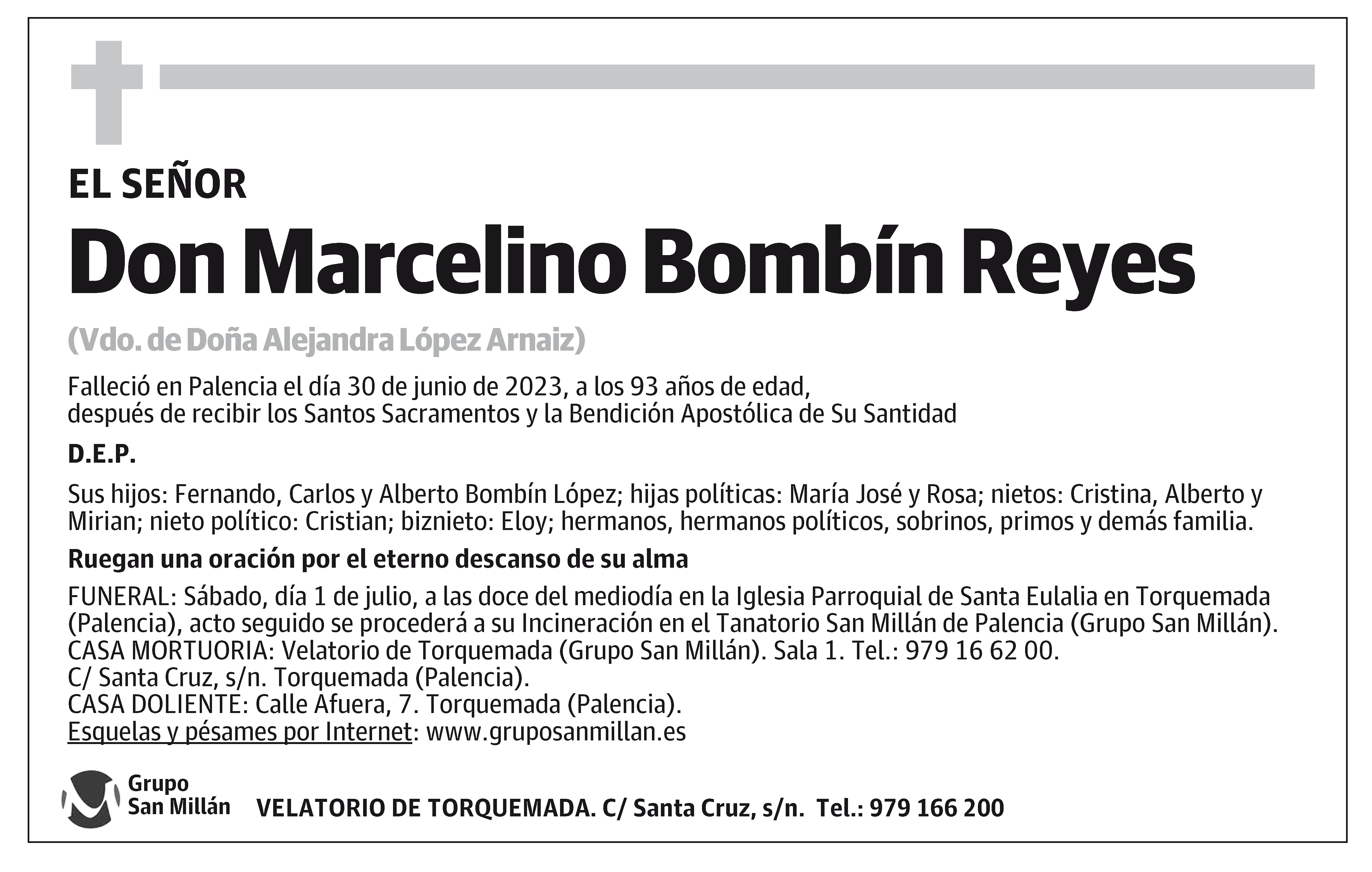 Marcelino Bombín Reyes