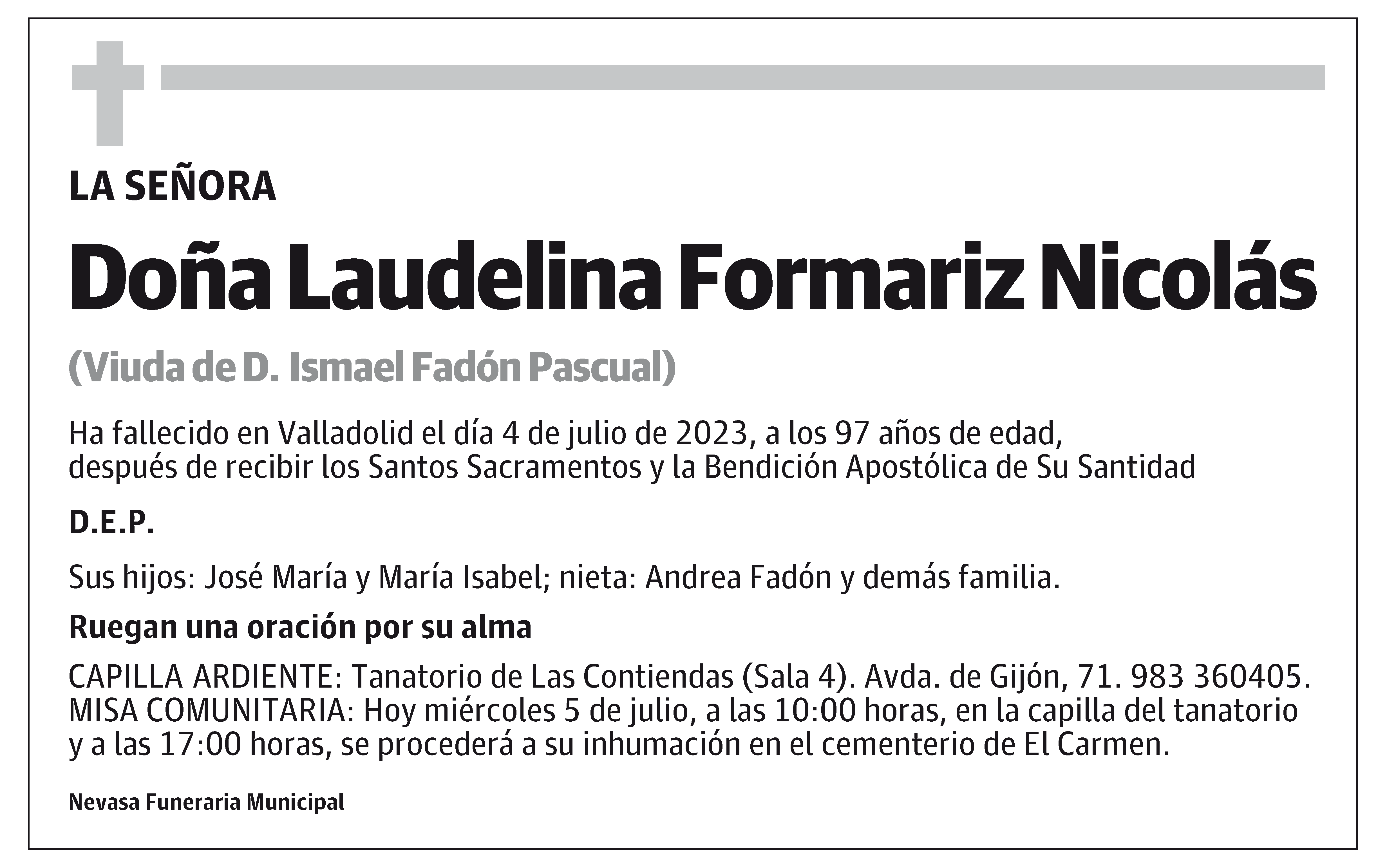 Laudelina Formariz Nicolás