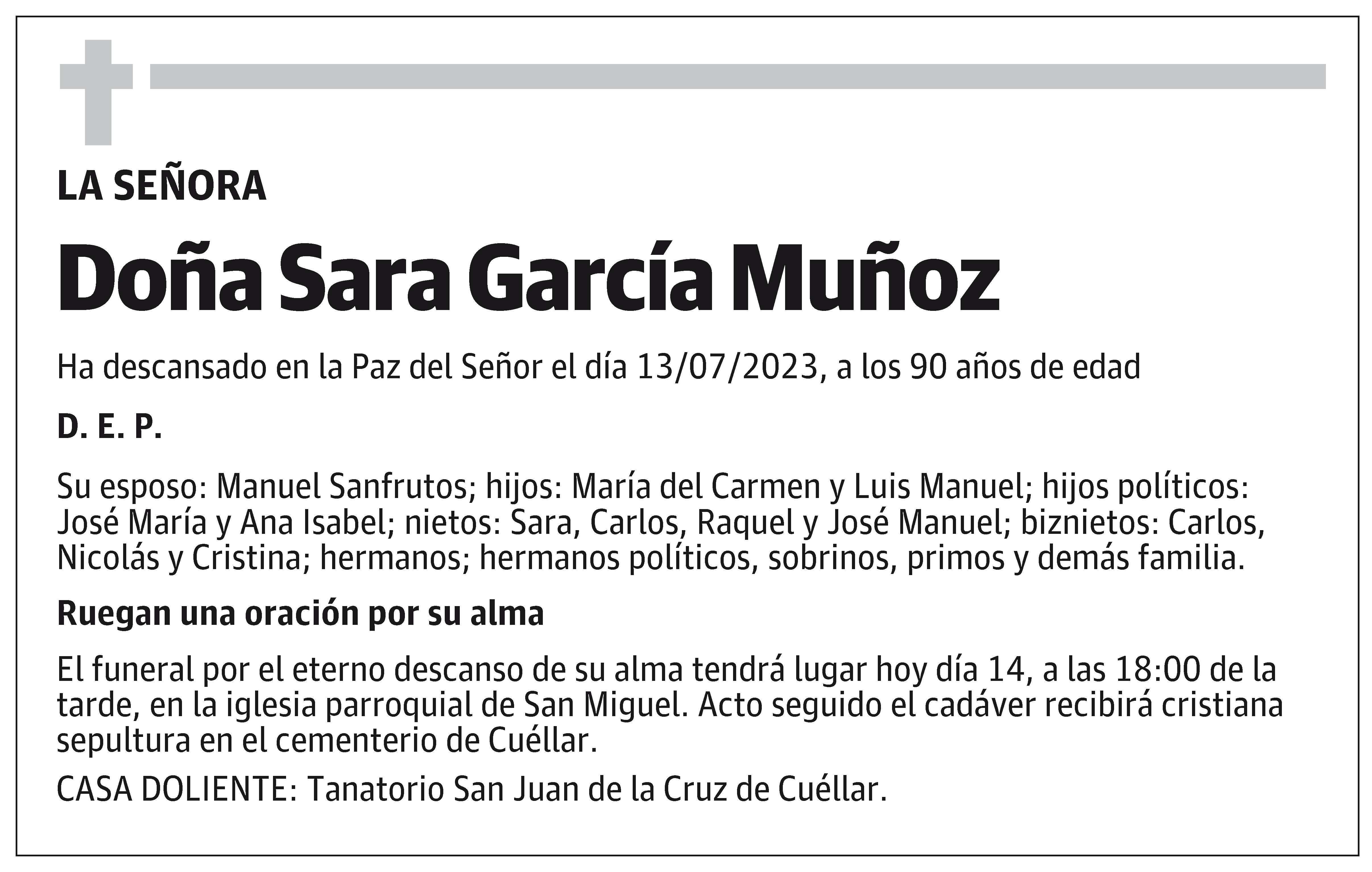Sara García Muñoz
