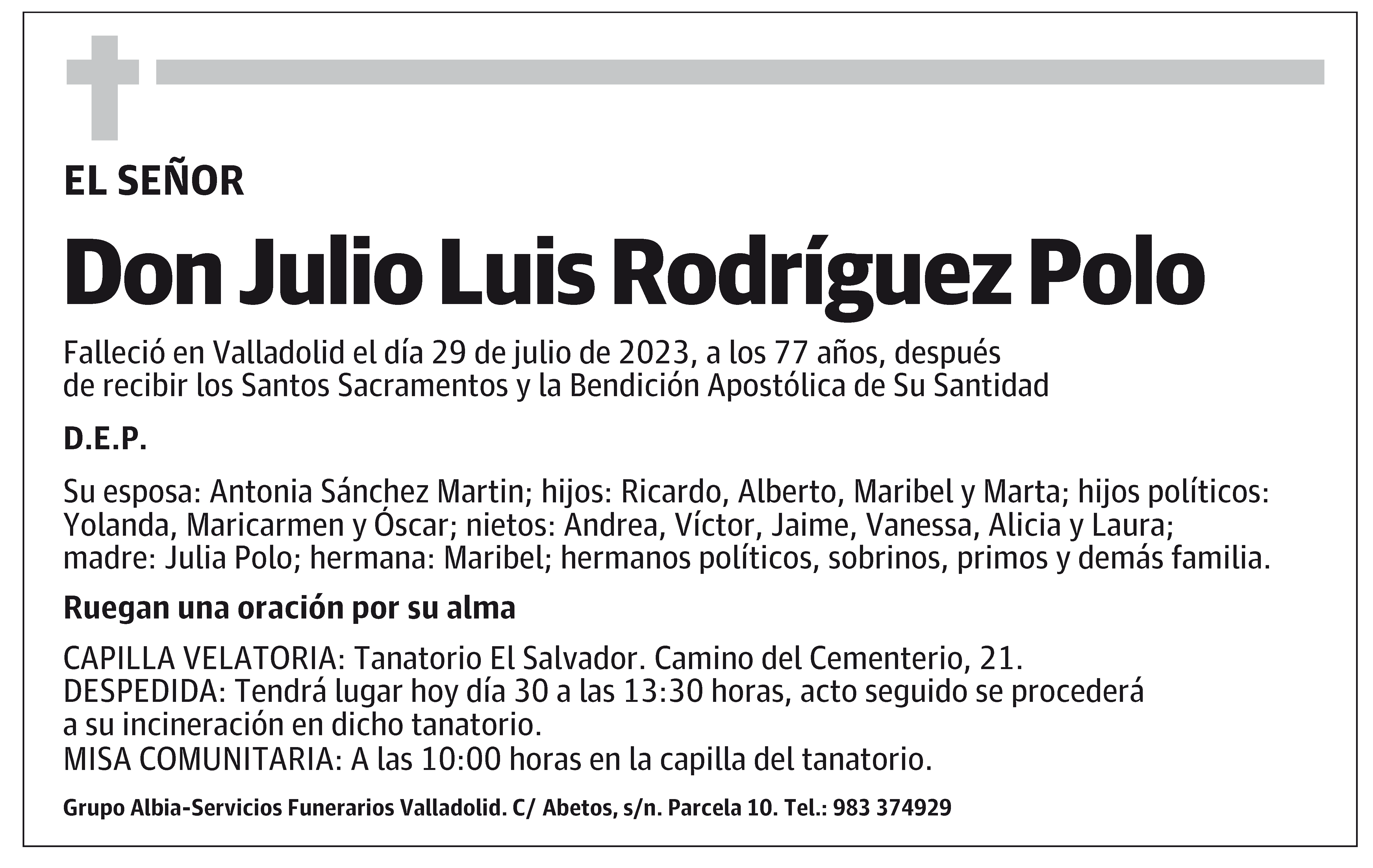 Julio Luis Rodríguez Polo