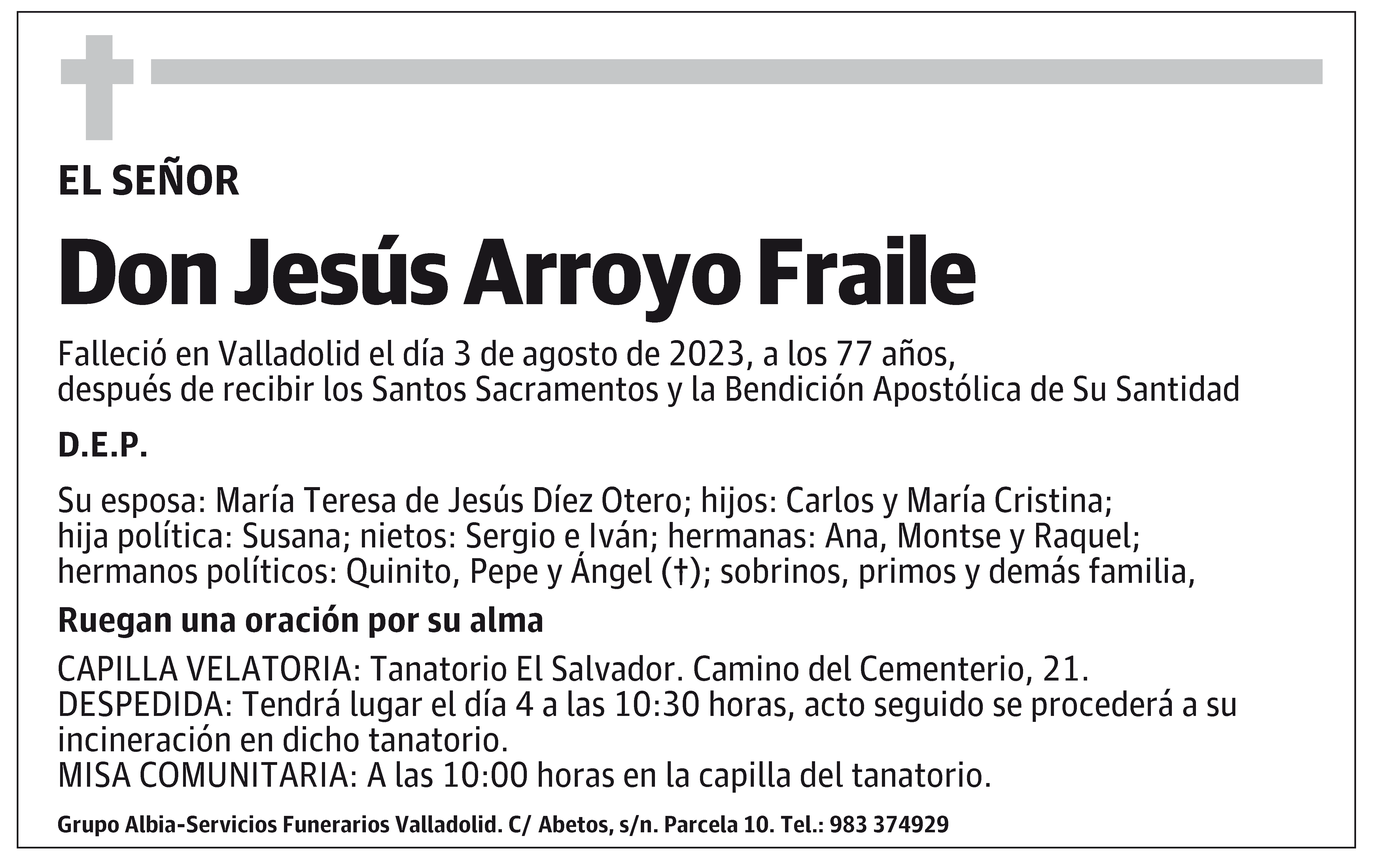 Jesús Arroyo Fraile