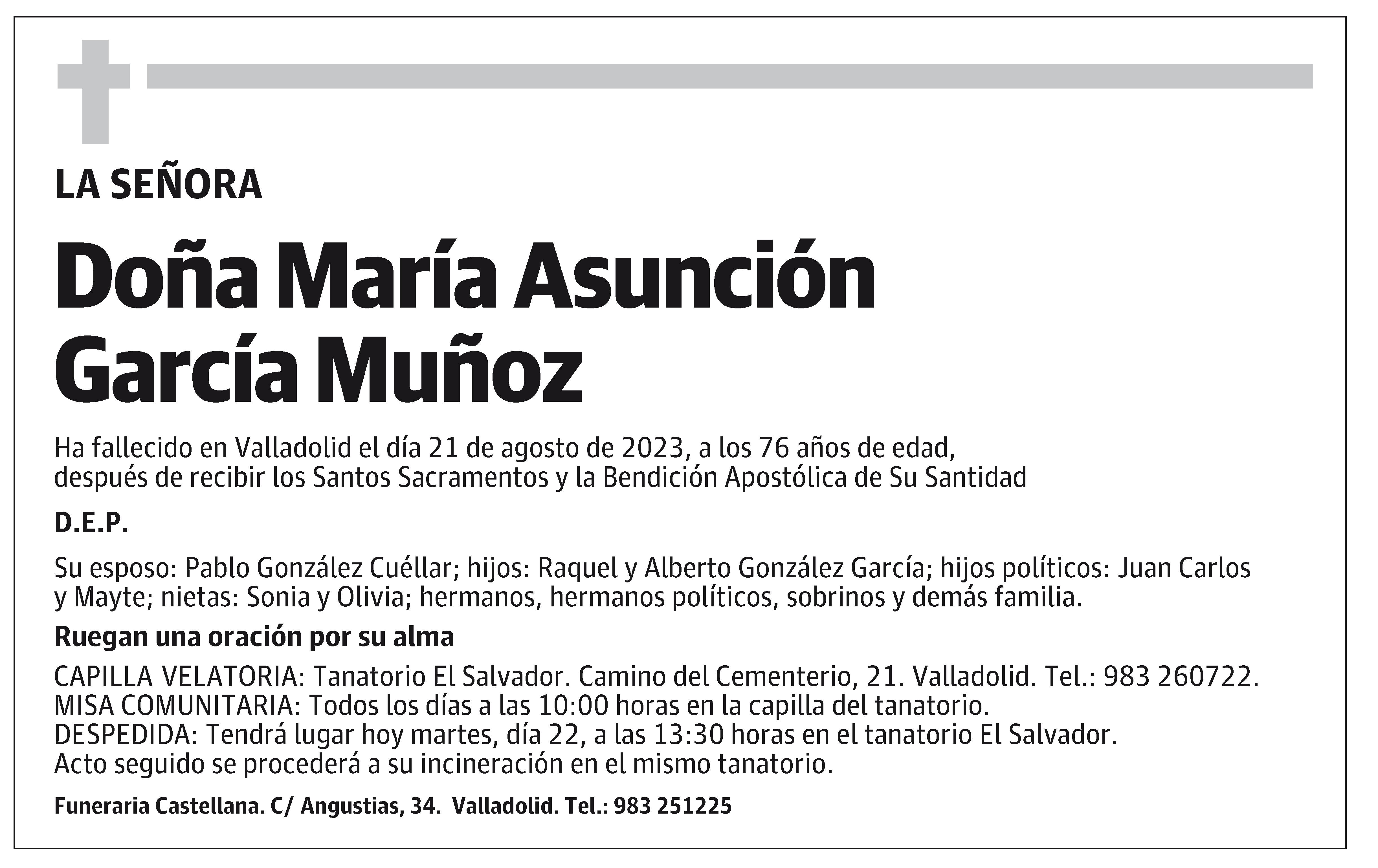 María Asunción García Muñoz