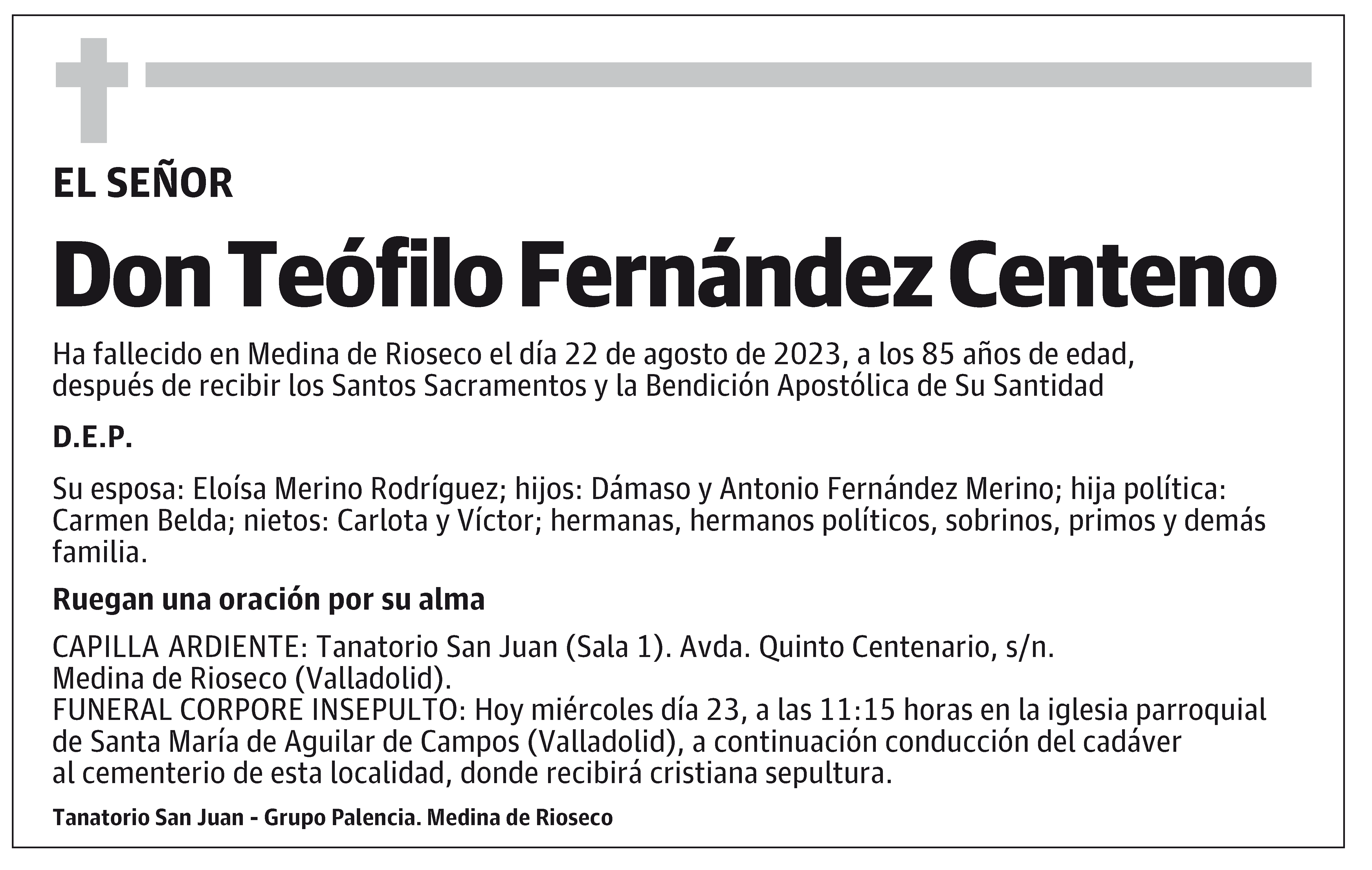 Teófilo Fernández Centeno