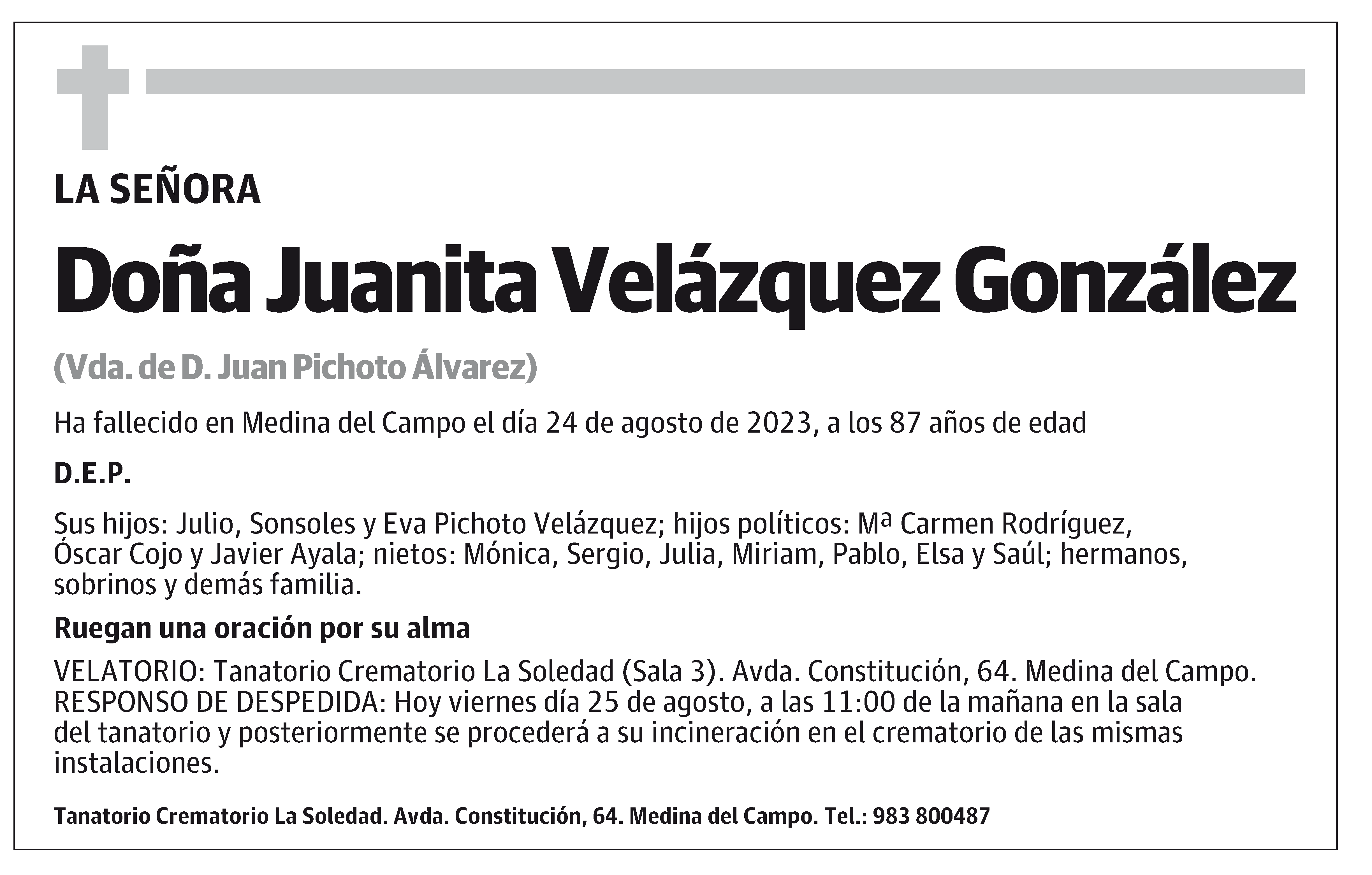 Juanita Velázquez González