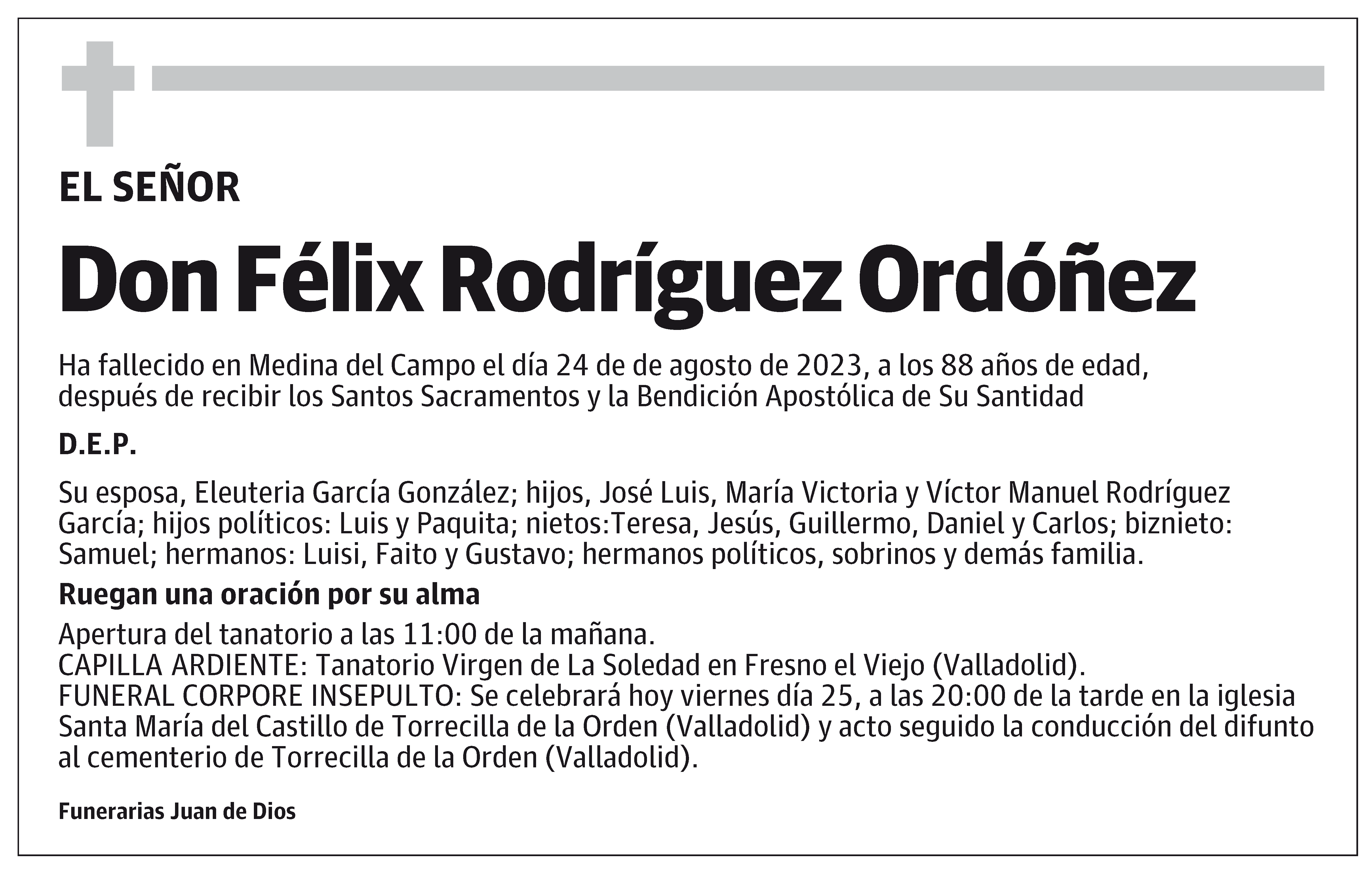 Félix Rodríguez Ordóñez