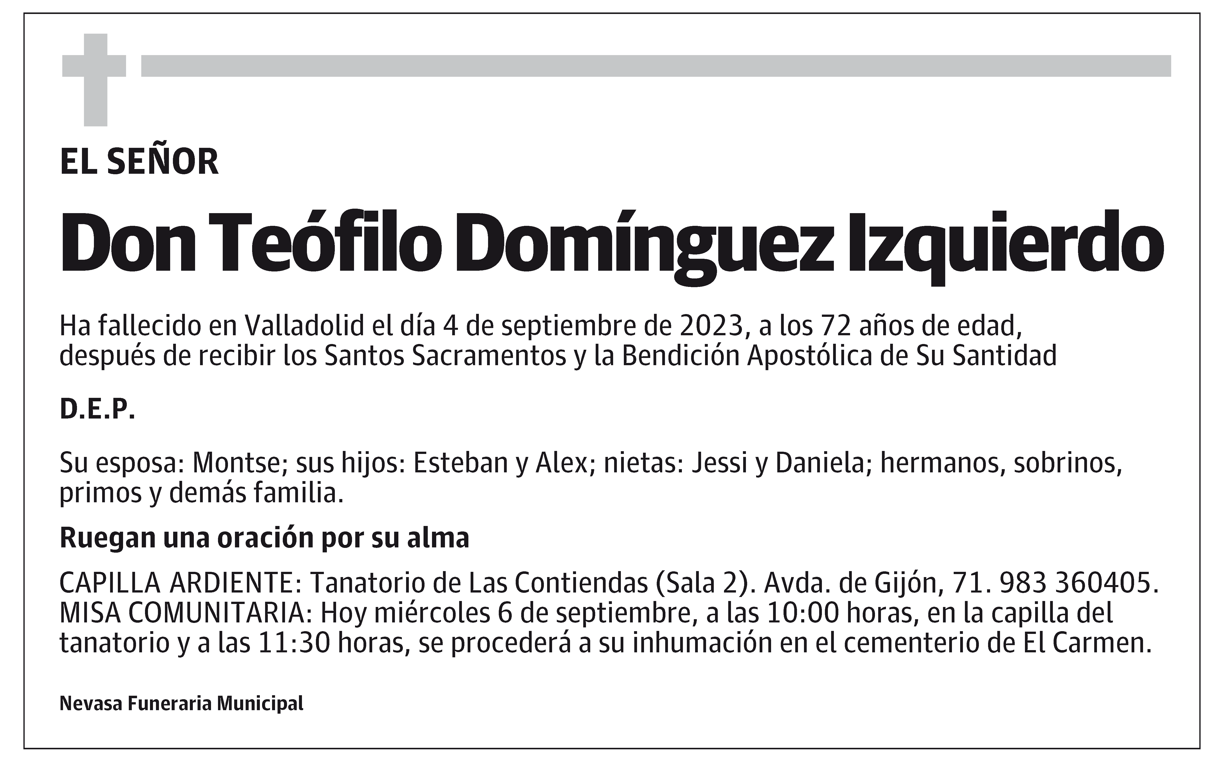 Teófilo Domínguez Izquierdo