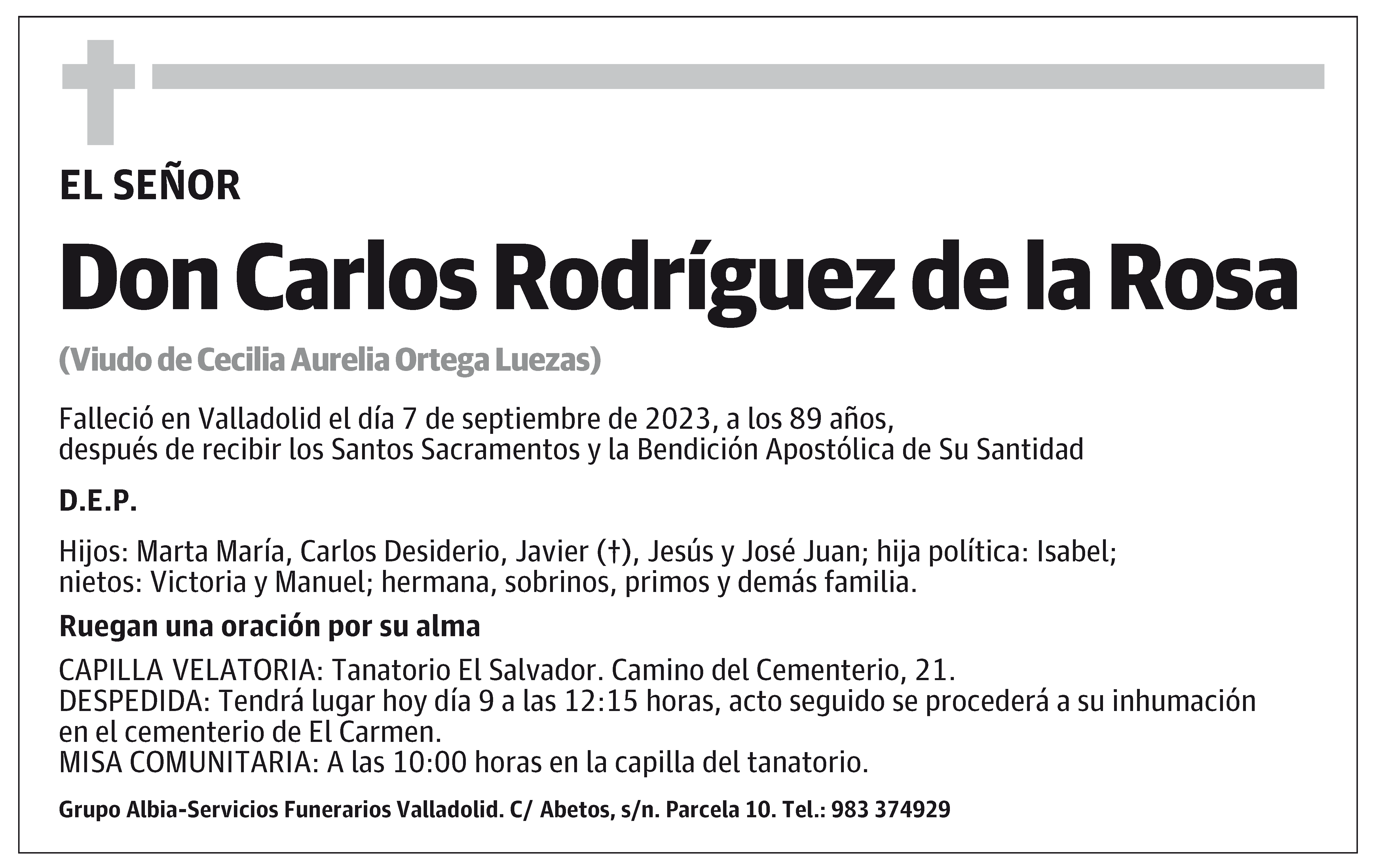 Carlos Rodríguez de la Rosa