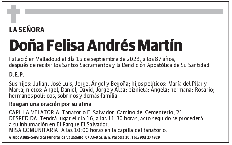 Felisa Andrés Martín