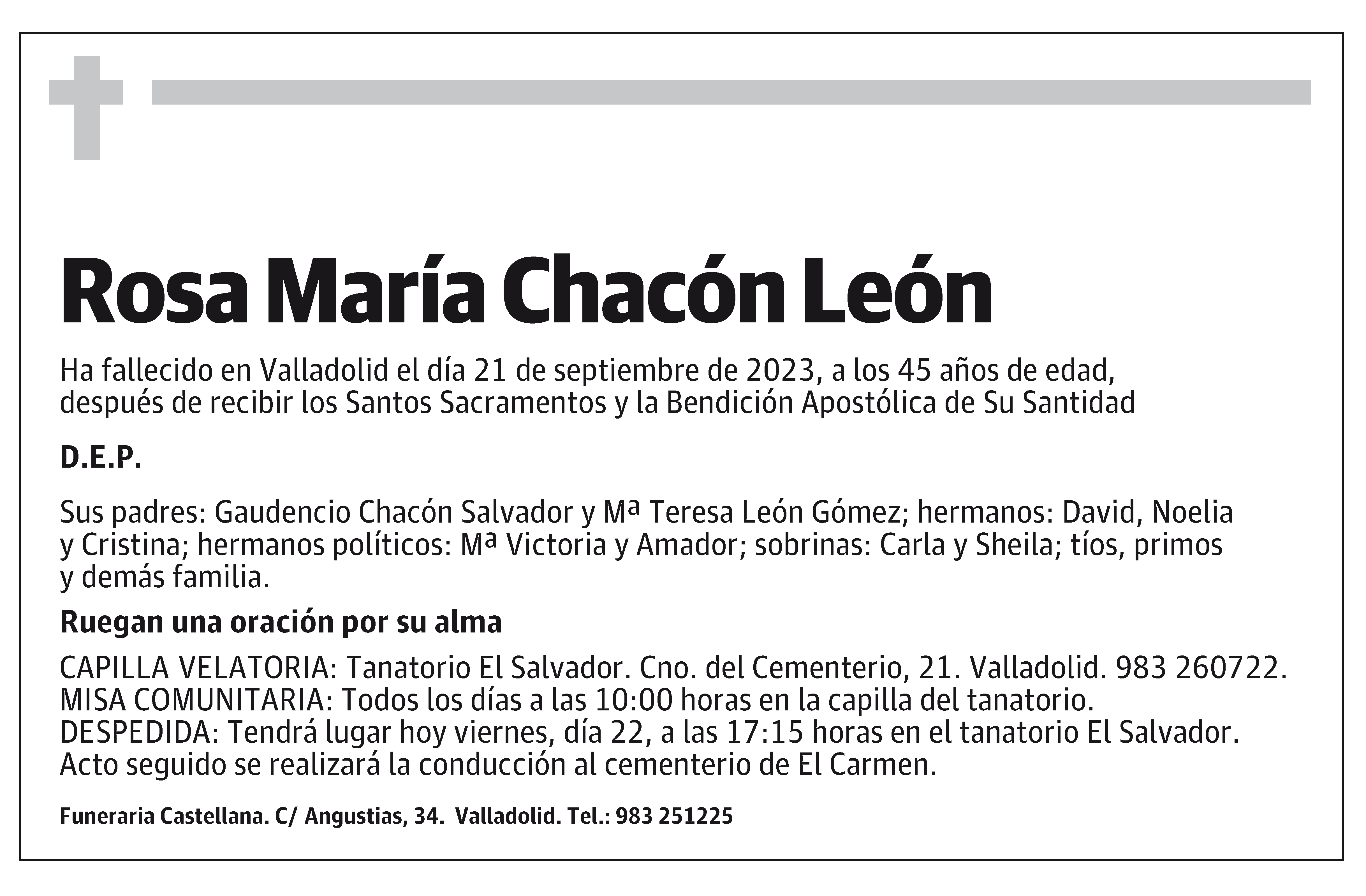 Rosa María Chacón León