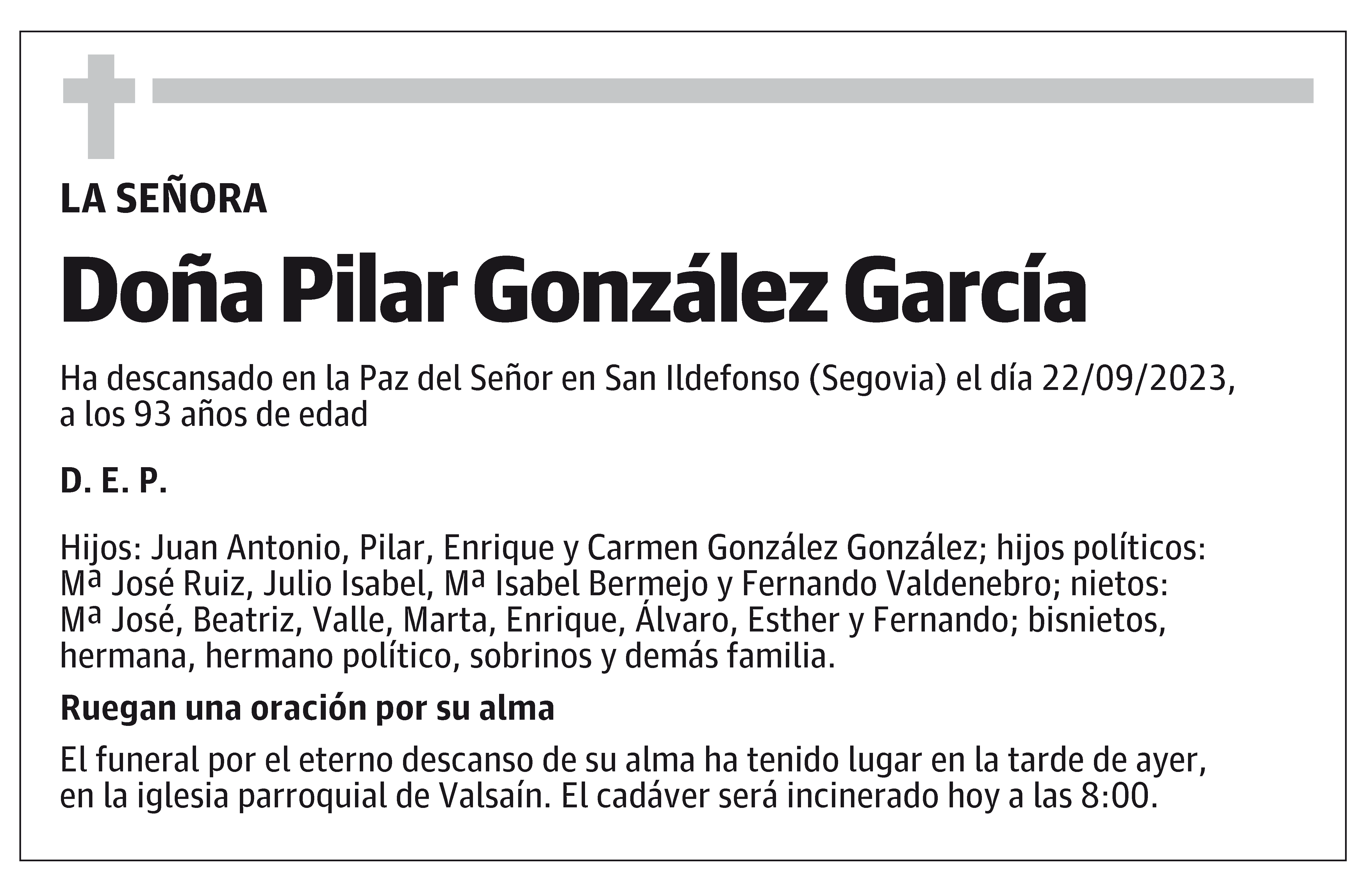 Pilar González García