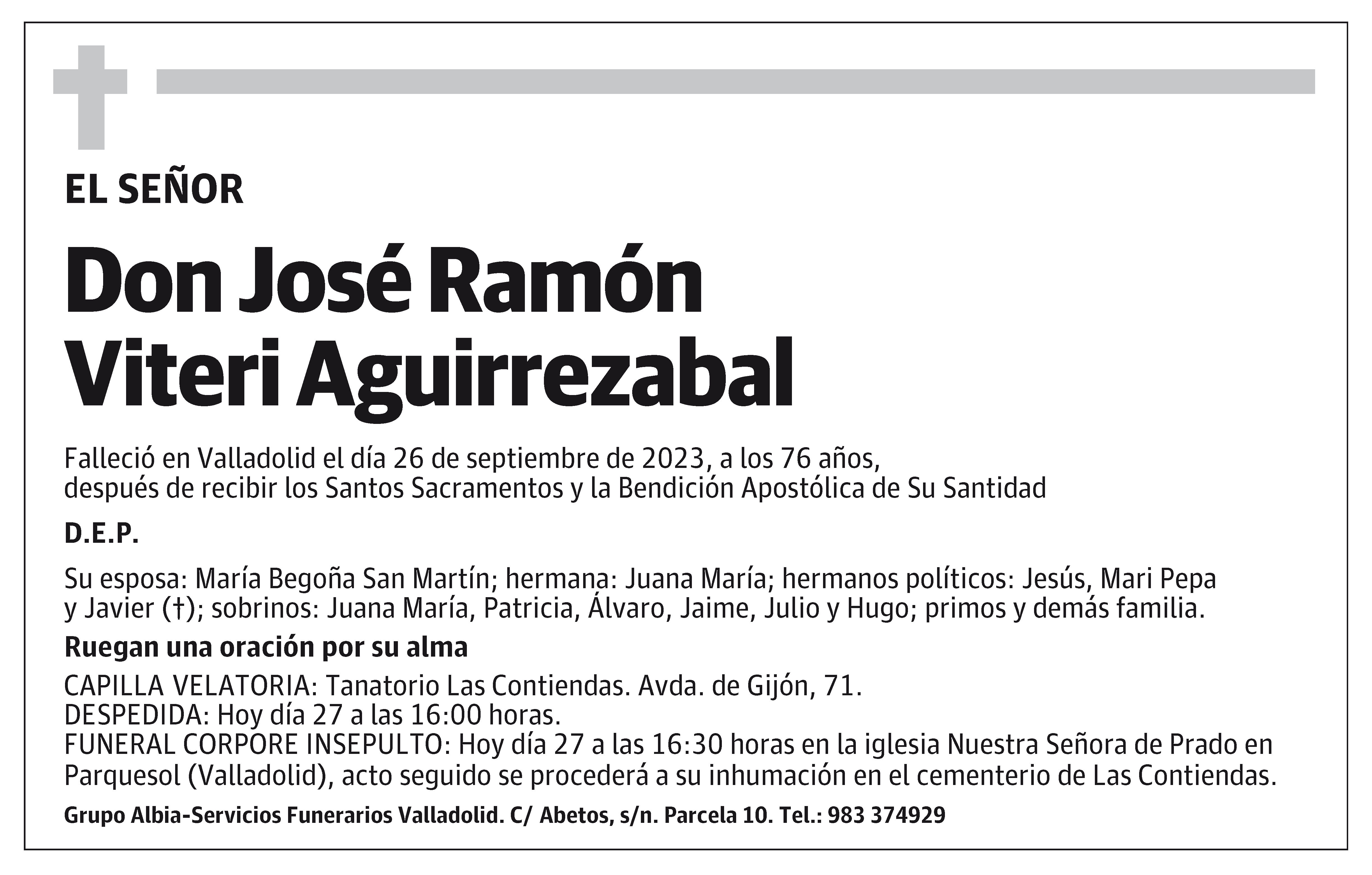 José Ramón Viteri Aguirrezabal