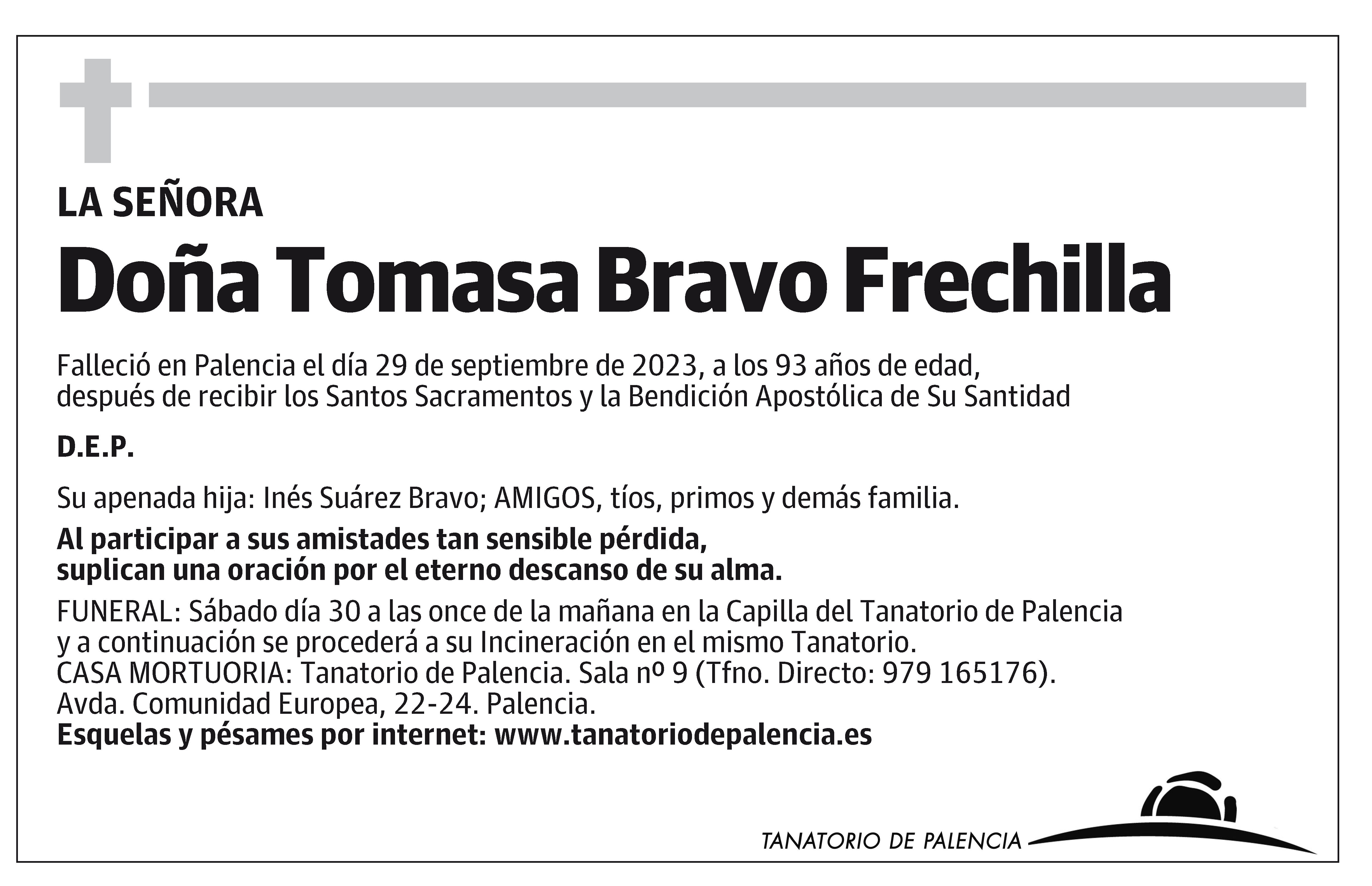 Tomasa Bravo Frechilla