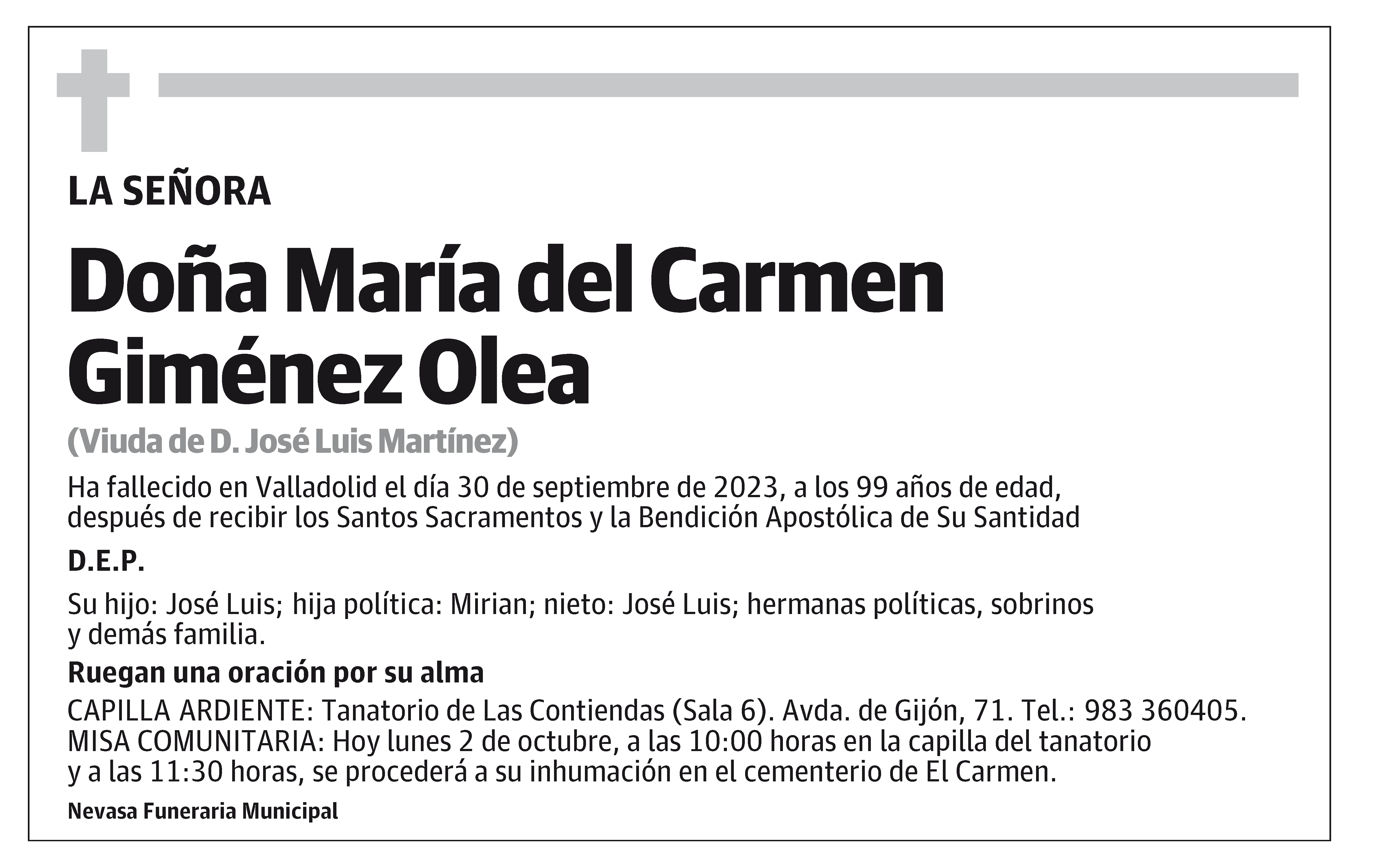 María del Carmen Giménez Olea
