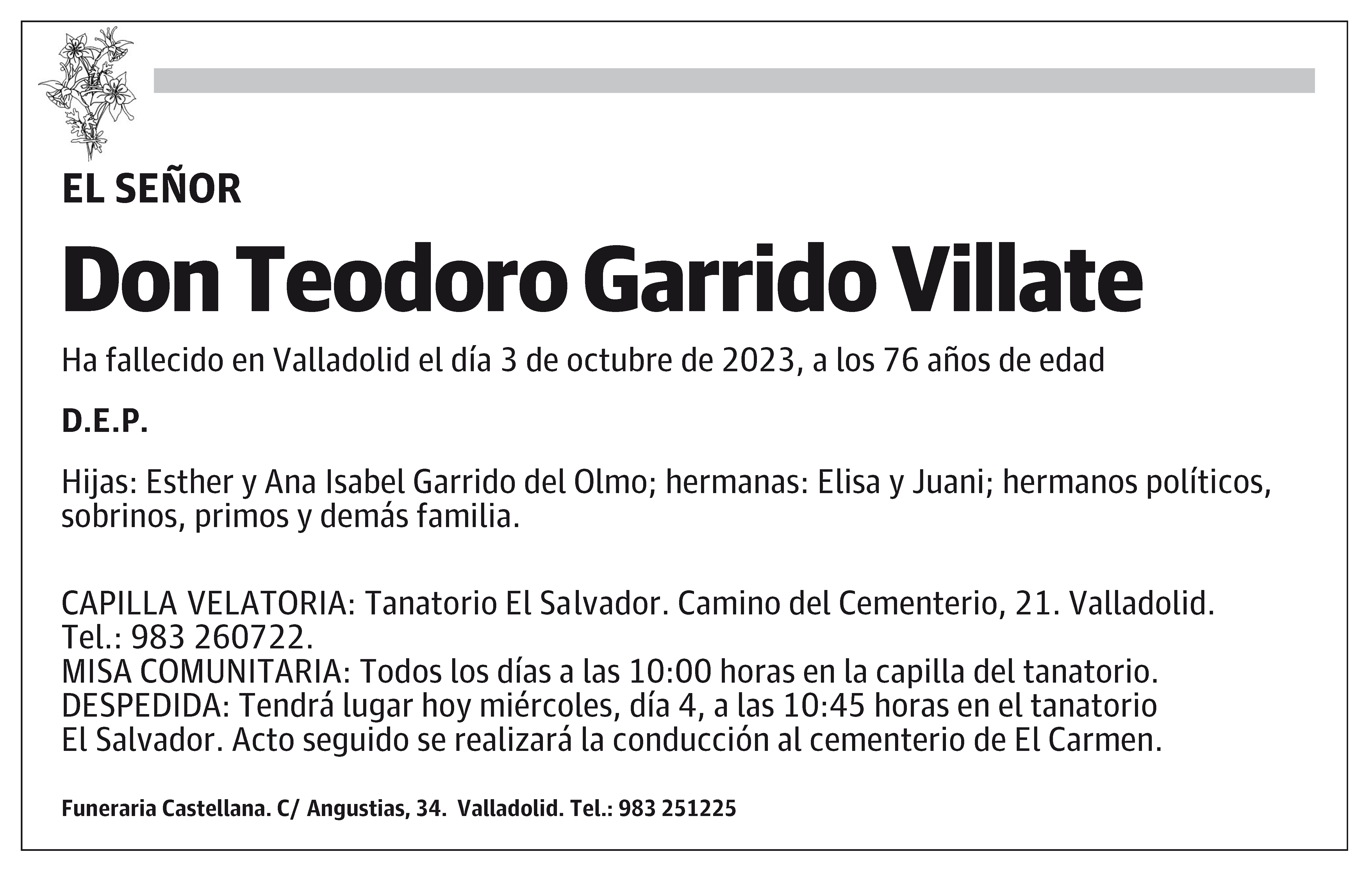 Teodoro Garrido Villate