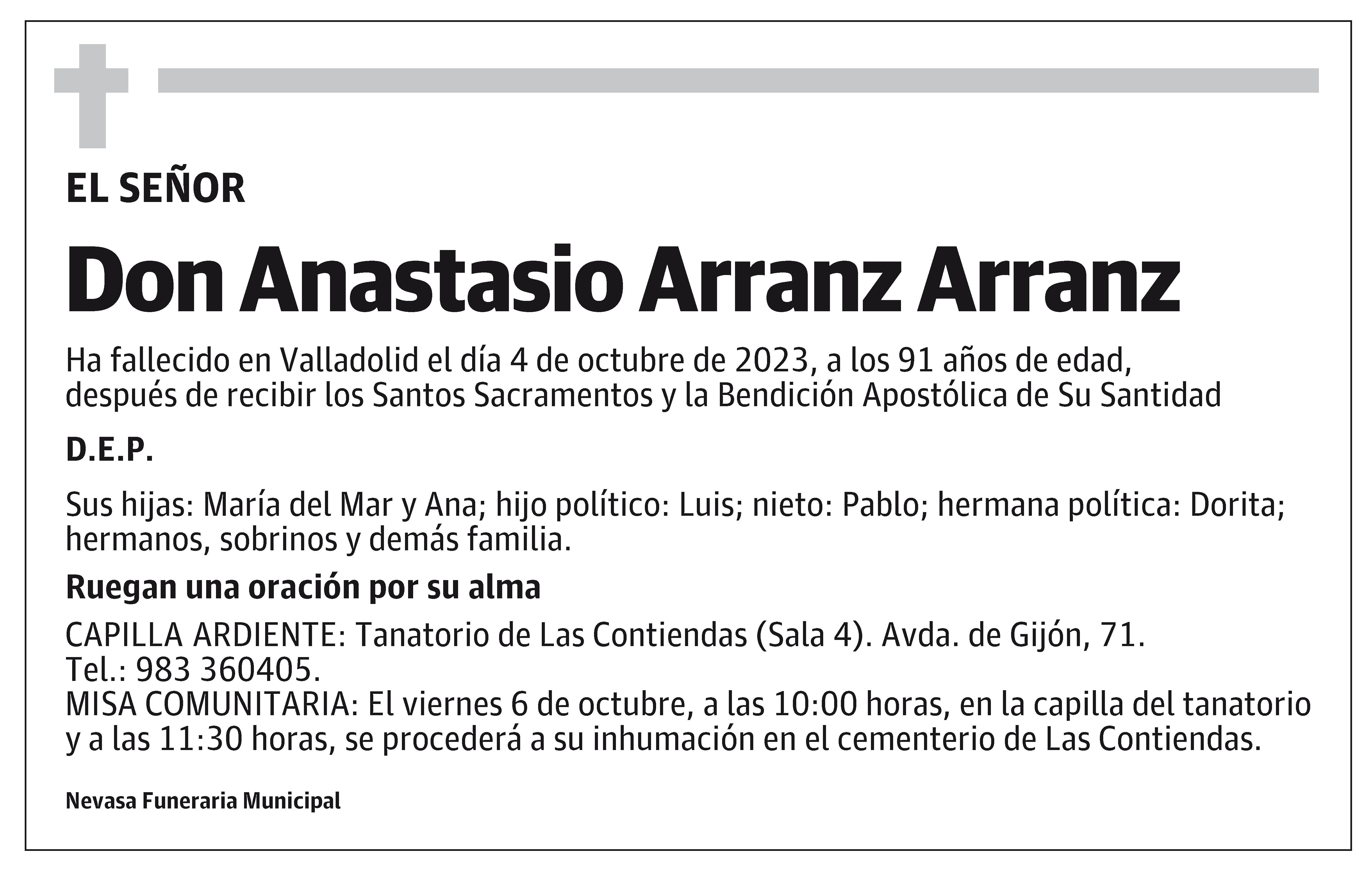 Anastasio Arranz Arranz