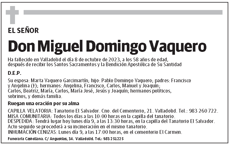 Miguel Domingo Vaquero