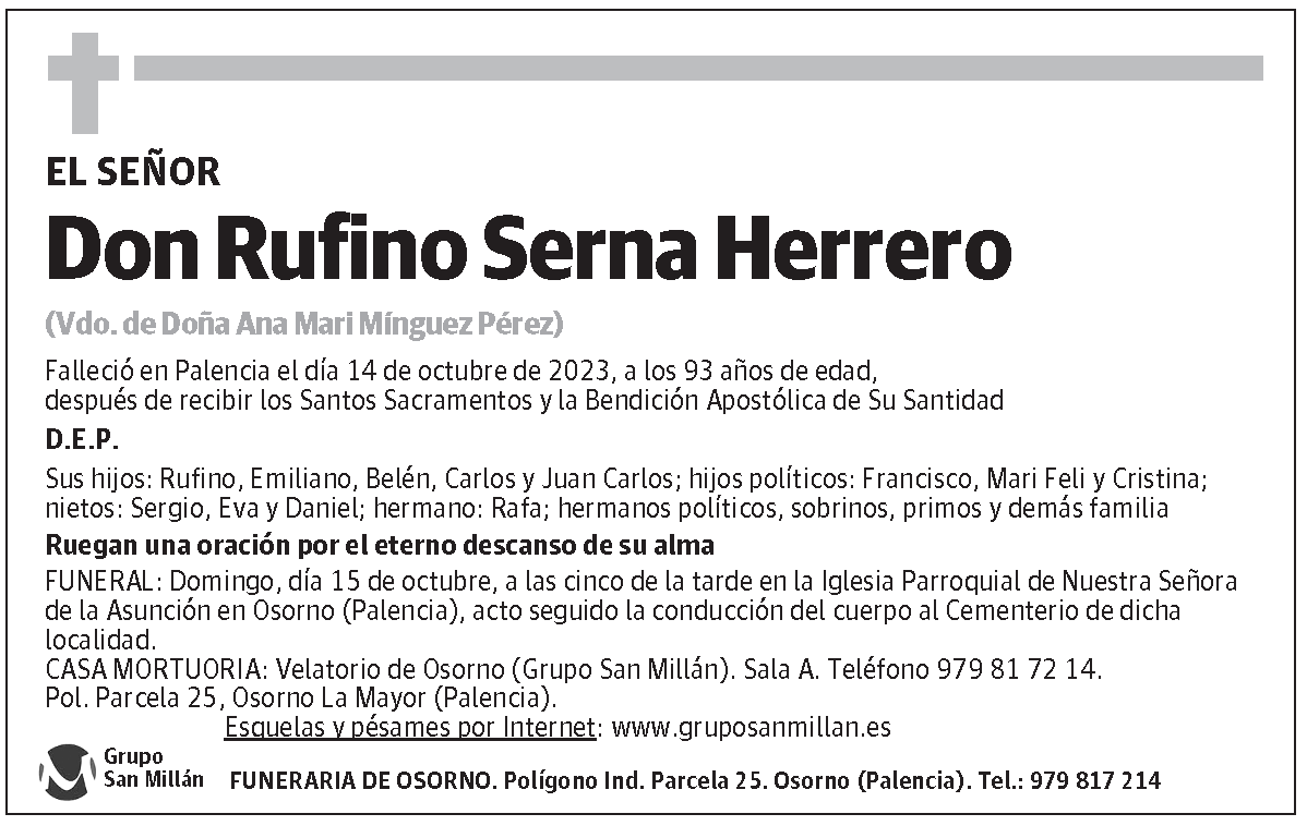 Rufino Serna Herrero