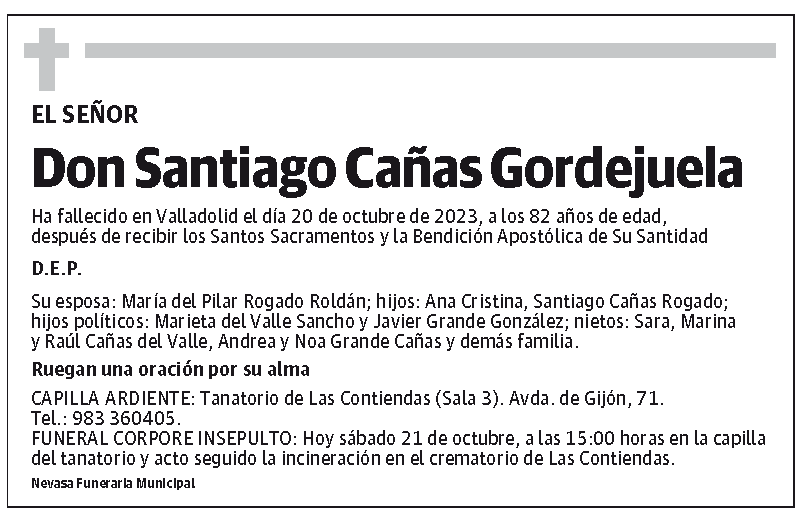 Santiago Cañas Gordejuela