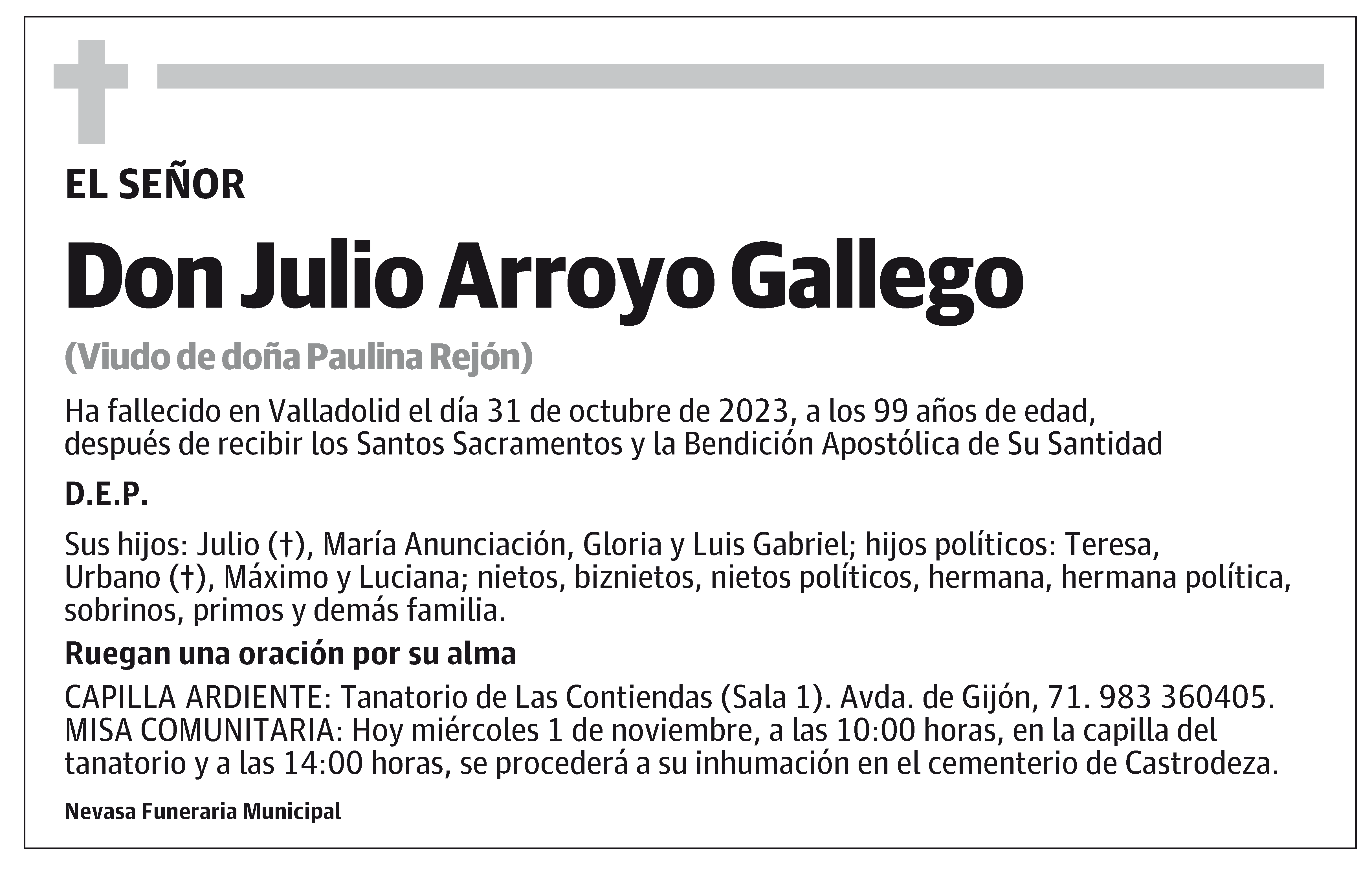 Julio Arroyo Gallego