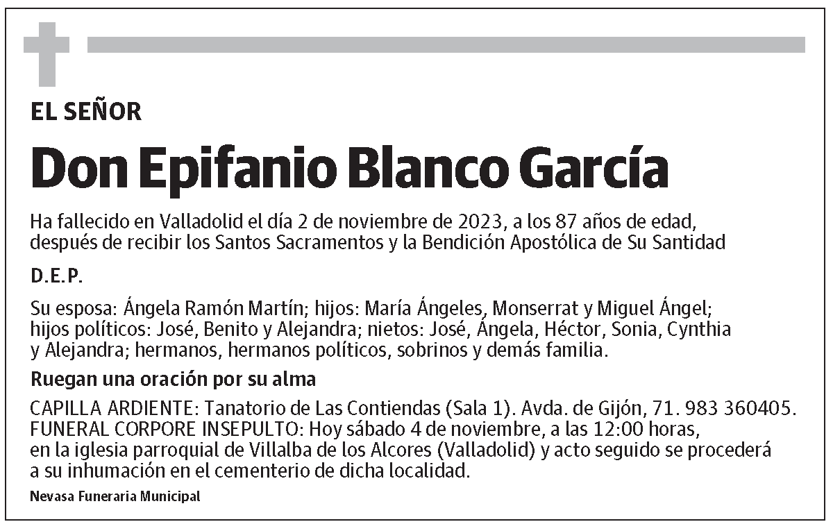 Epifanio Blanco García