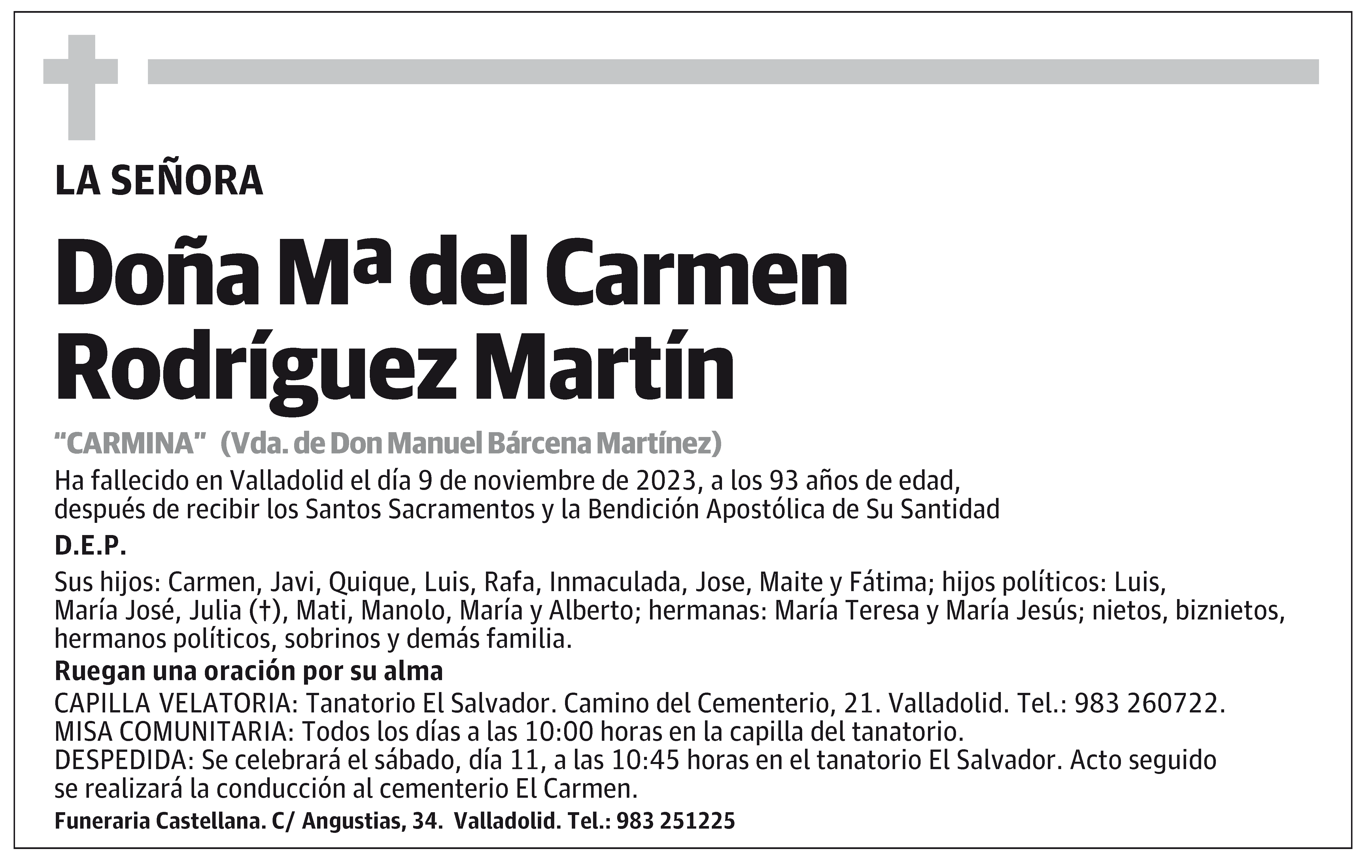 Mª del Carmen Rodríguez Martín