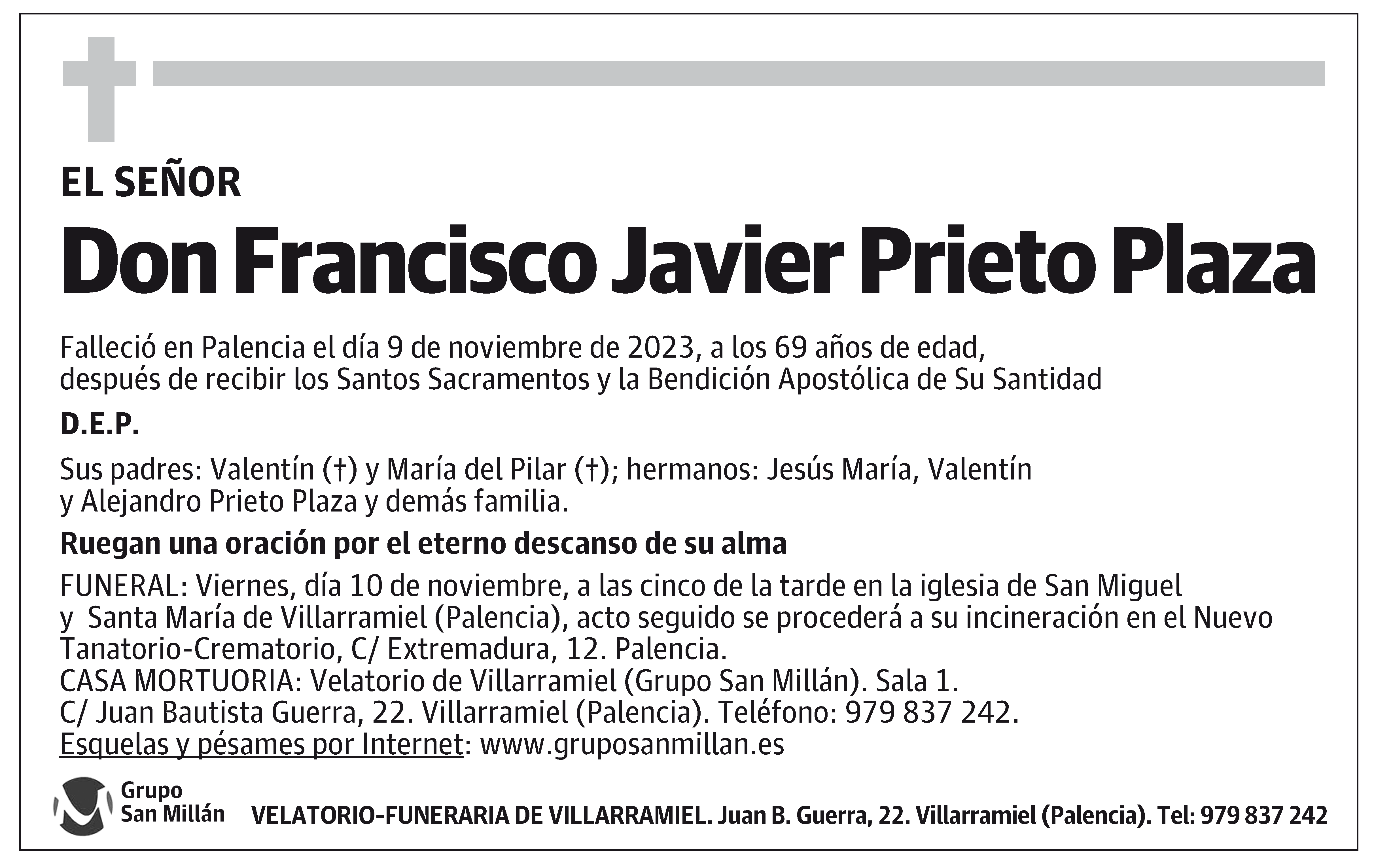 Francisco Javier Prieto Plaza