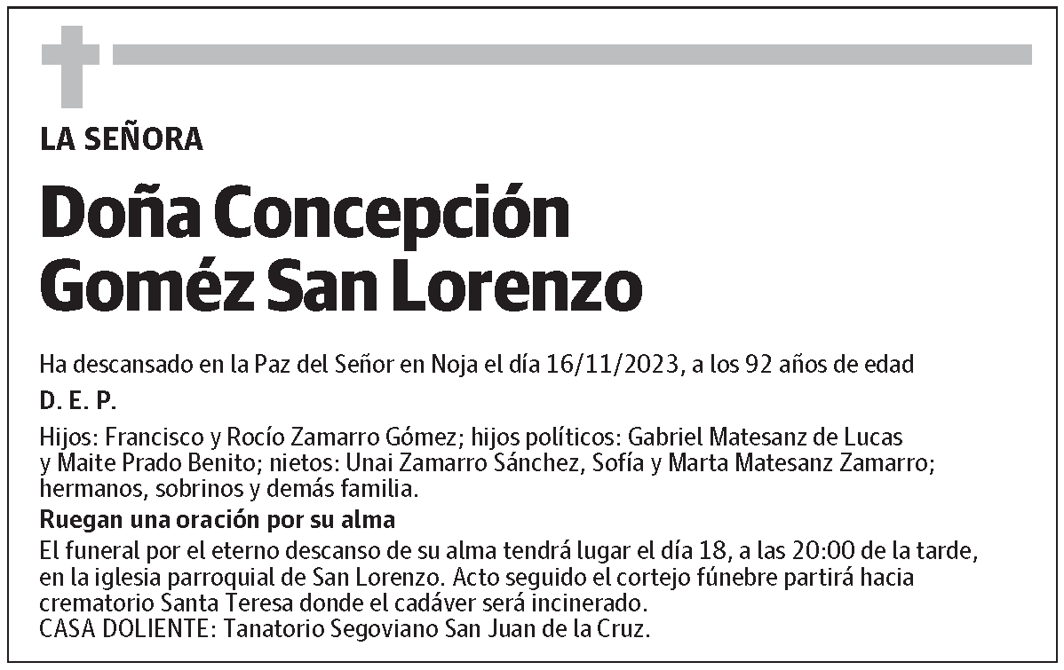 Concepción Goméz San Lorenzo