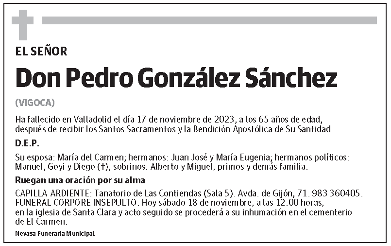 Pedro González Sánchez