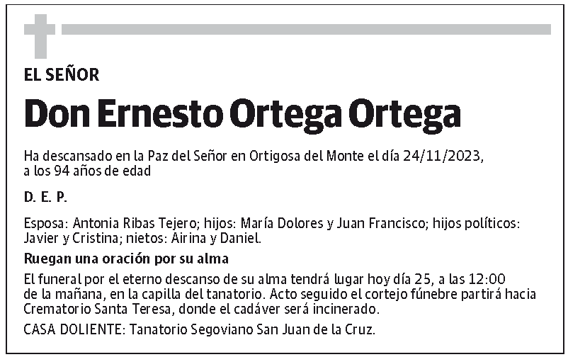 Ernesto Ortega Ortega