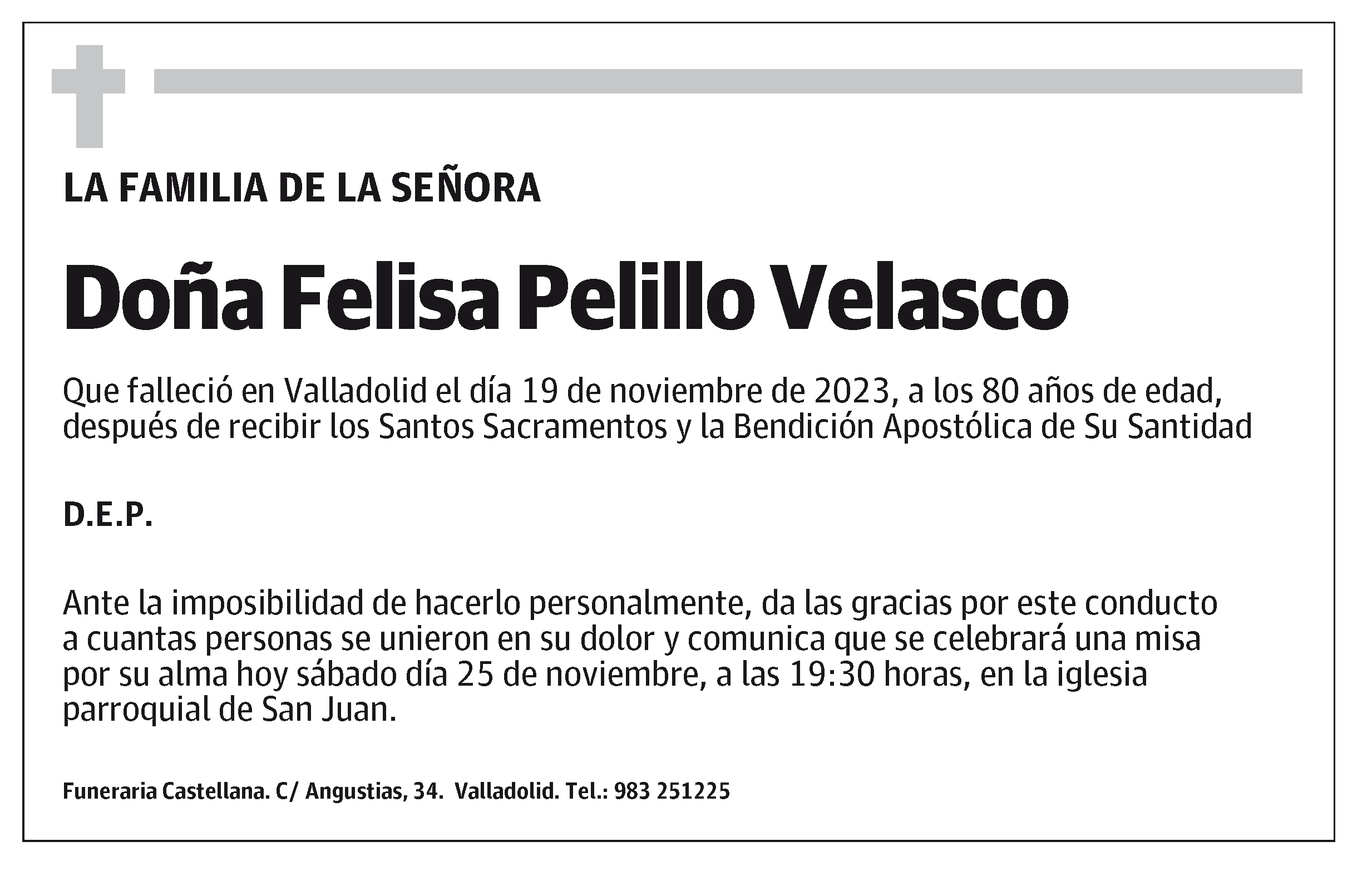 Felisa Pelillo Velasco