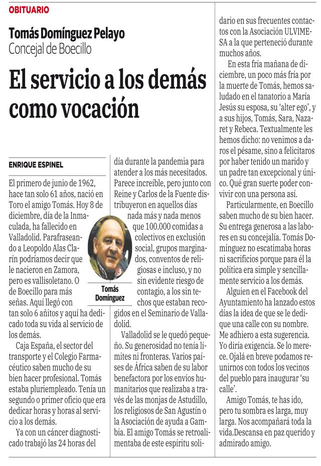 Tomás Domínguez Pelayo