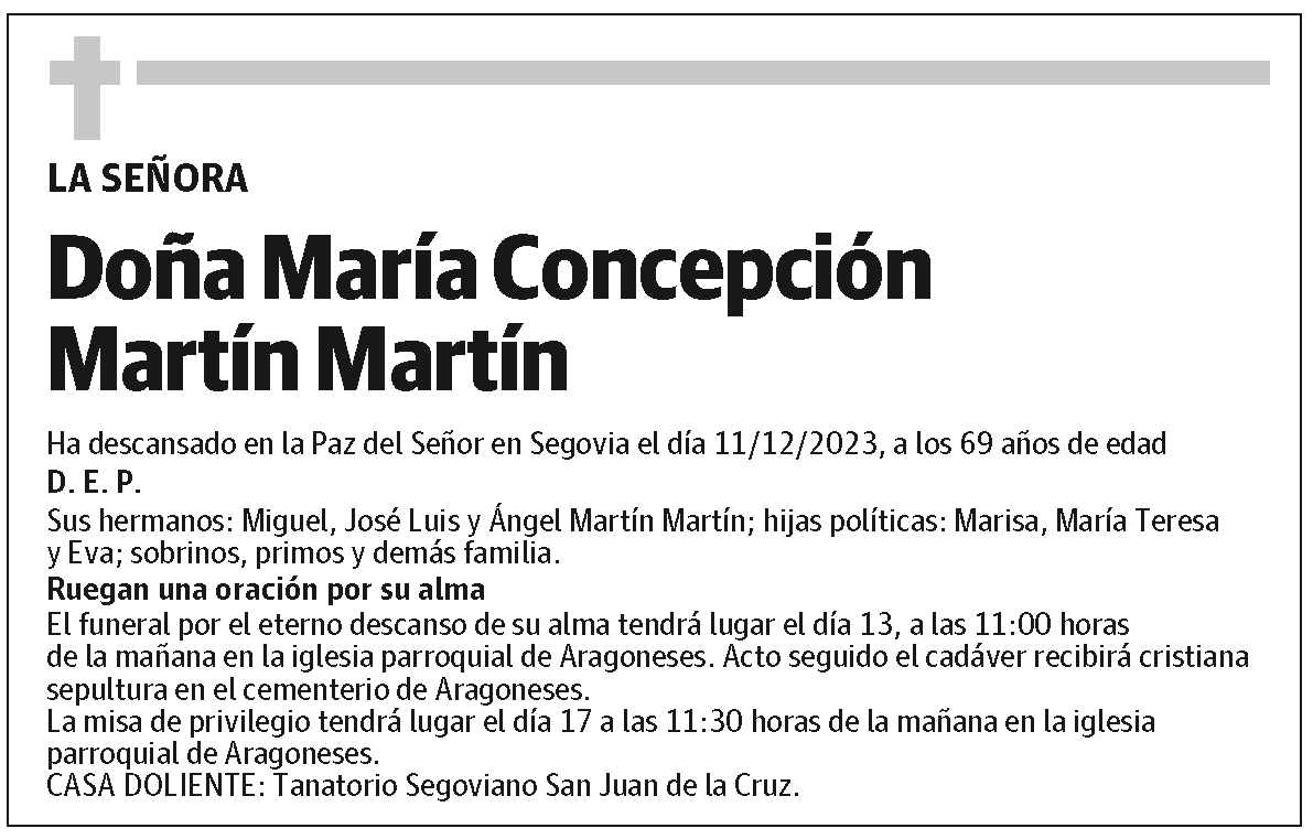 María Concepción Martín Martín