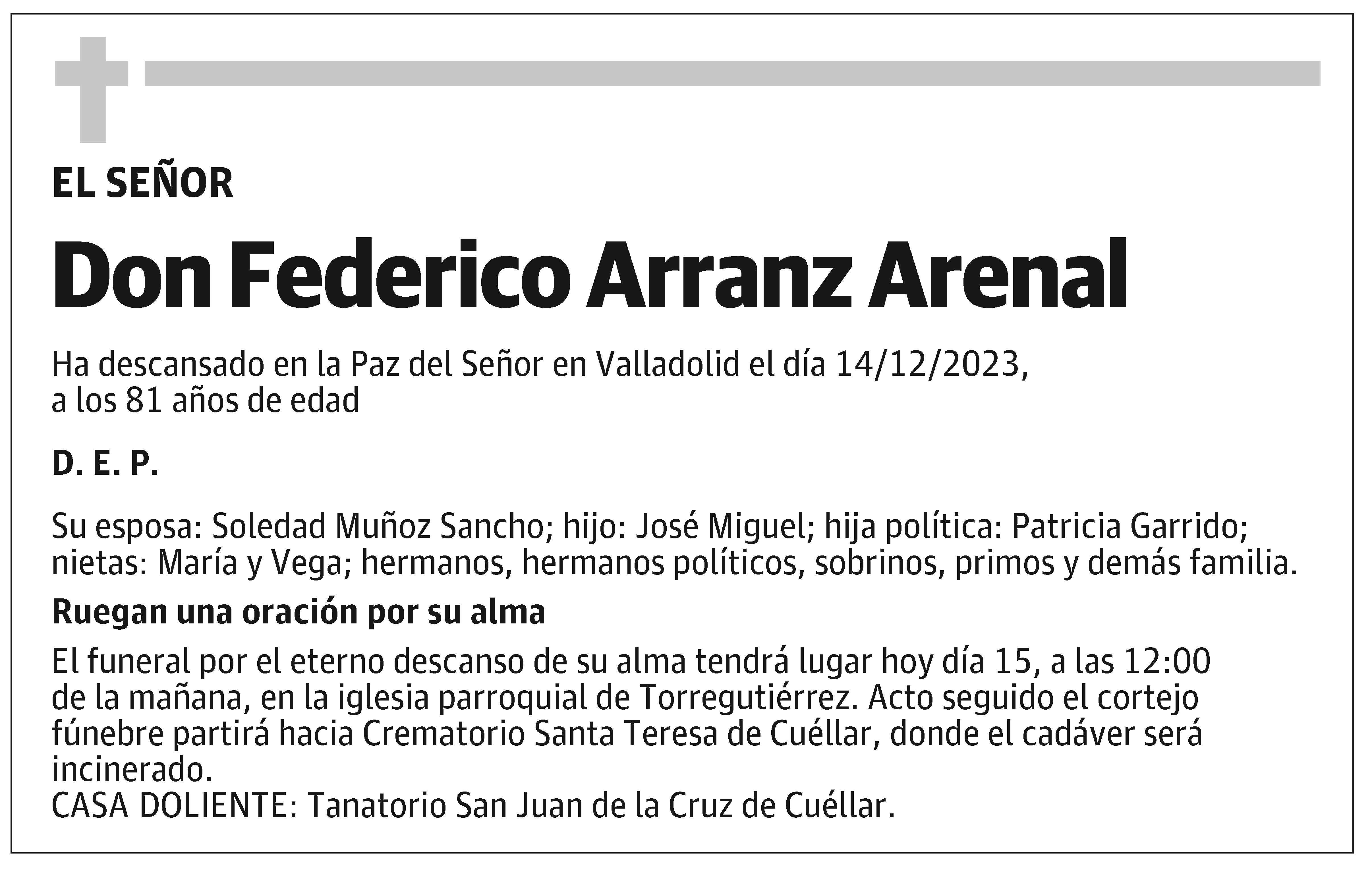 Federico Arranz Arenal