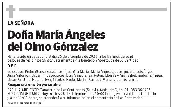 María Ángeles del Olmo Gónzalez