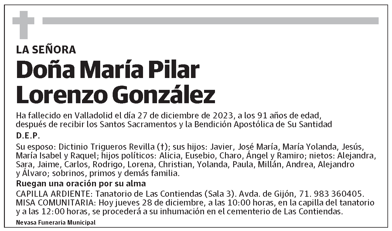 María Pilar Lorenzo González