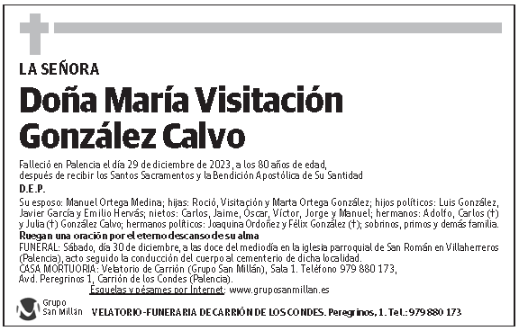 María Visitación González Calvo