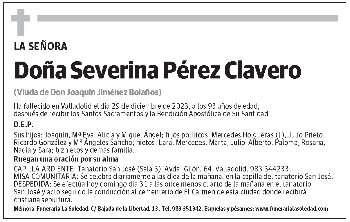 Severina Pérez Clavero