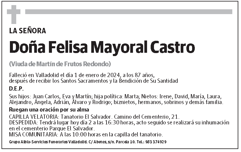 Felisa Mayoral Castro