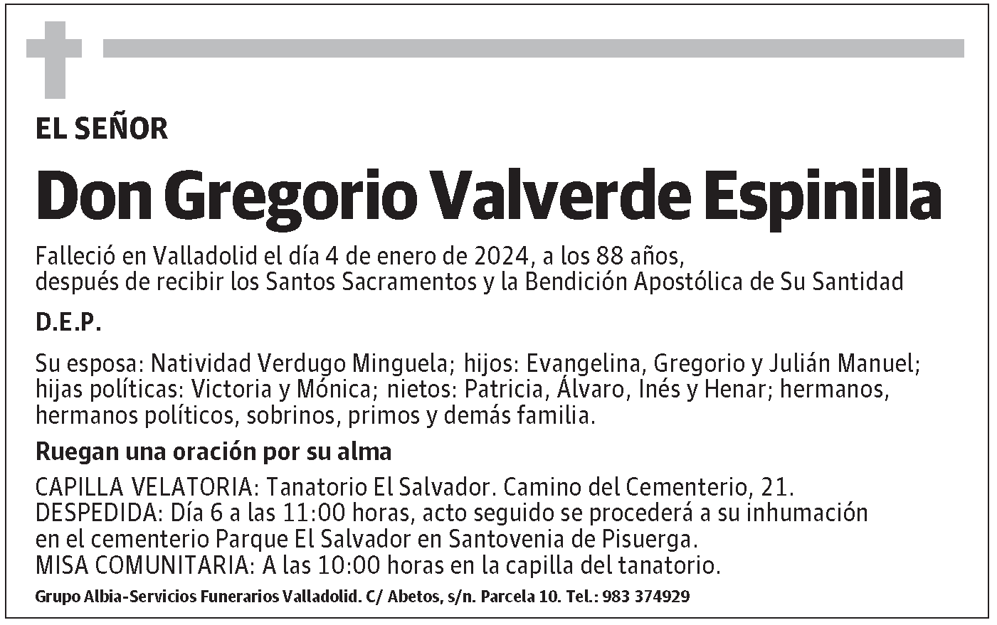 Gregorio Valverde Espinilla