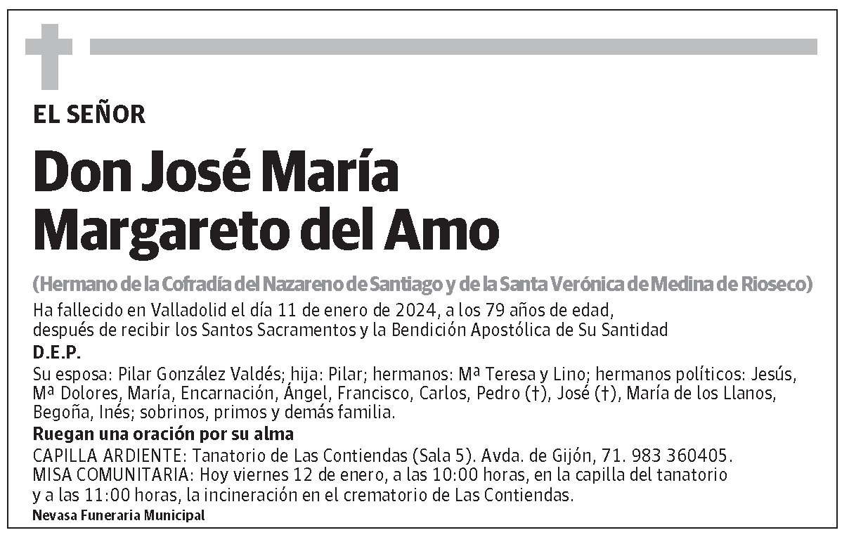 José María Margareto del Amo