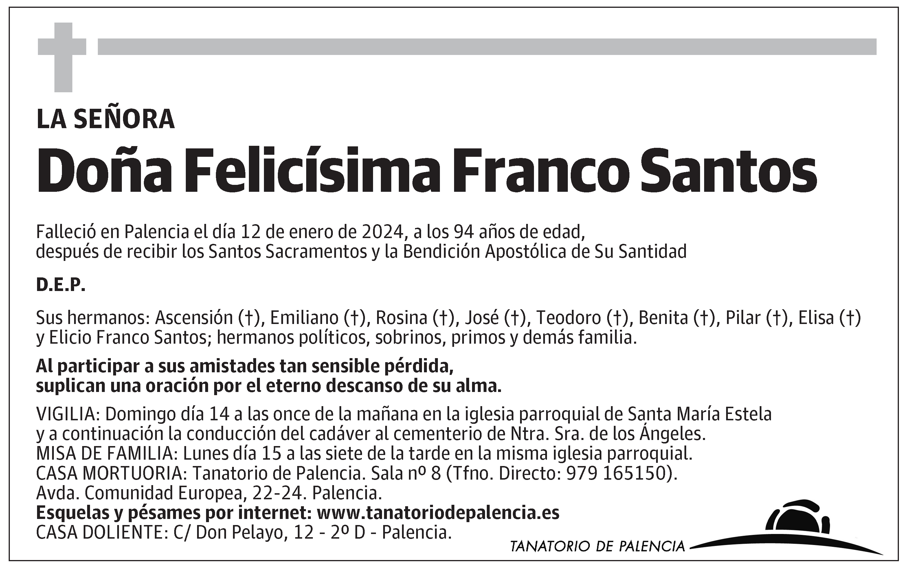 Felicísima Franco Santos